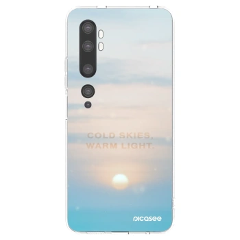 Picasee átlátszó szilikon tok az alábbi mobiltelefonokra Xiaomi Mi Note 10 (Pro) - COLD SKIES