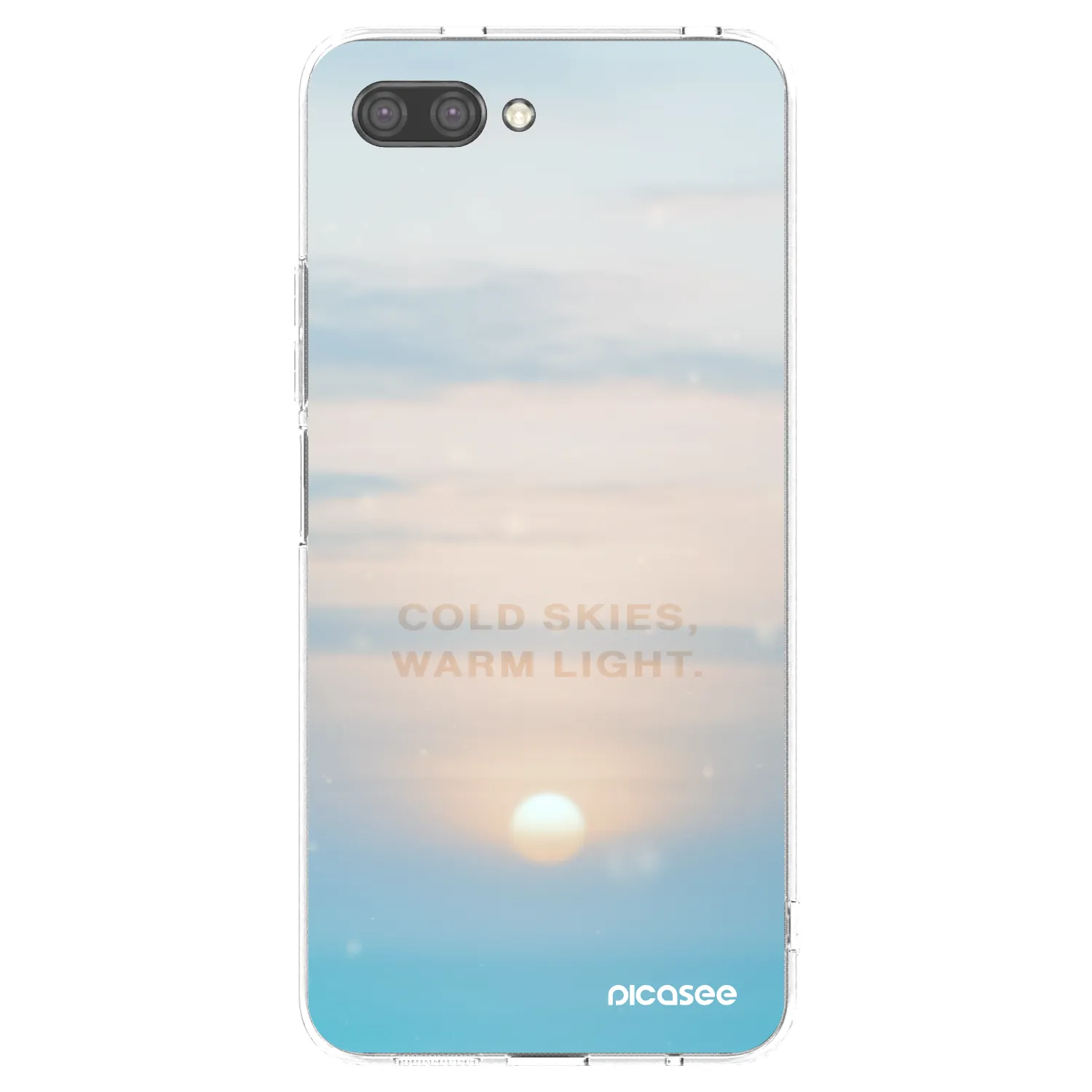 Picasee átlátszó szilikon tok az alábbi mobiltelefonokra Honor 10 - COLD SKIES