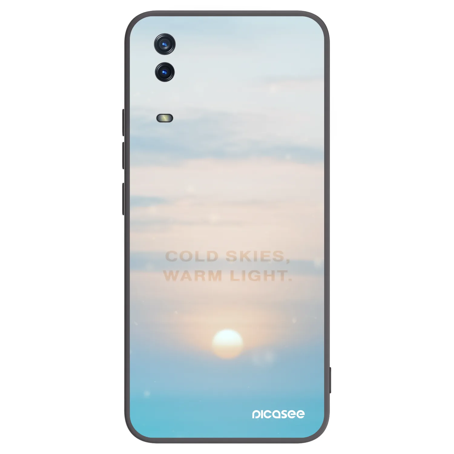 Picasee fekete szilikon tok az alábbi mobiltelefonokra Vivo Y11s - COLD SKIES