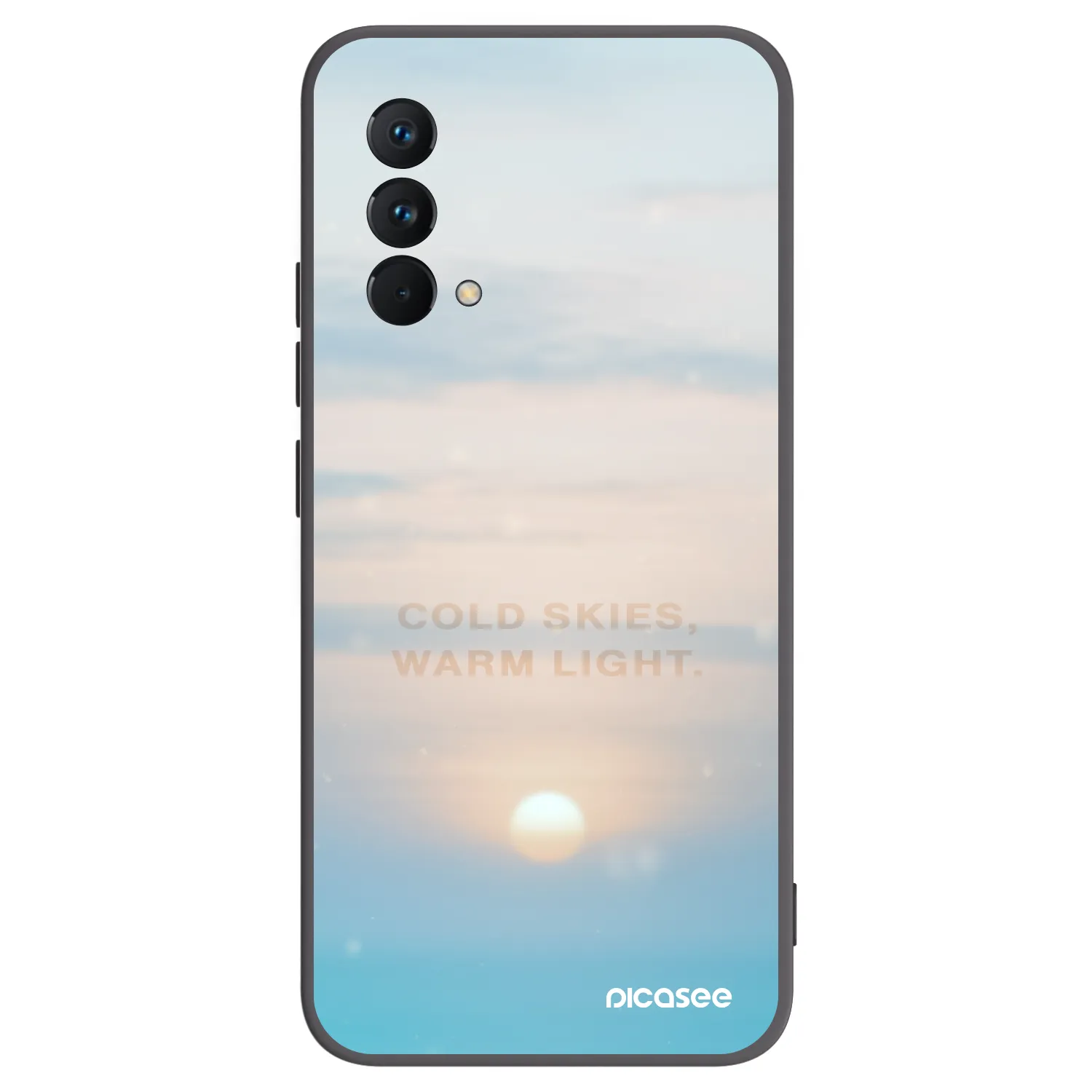 Picasee fekete szilikon tok az alábbi mobiltelefonokra Realme GT Master Edition 5G - COLD SKIES