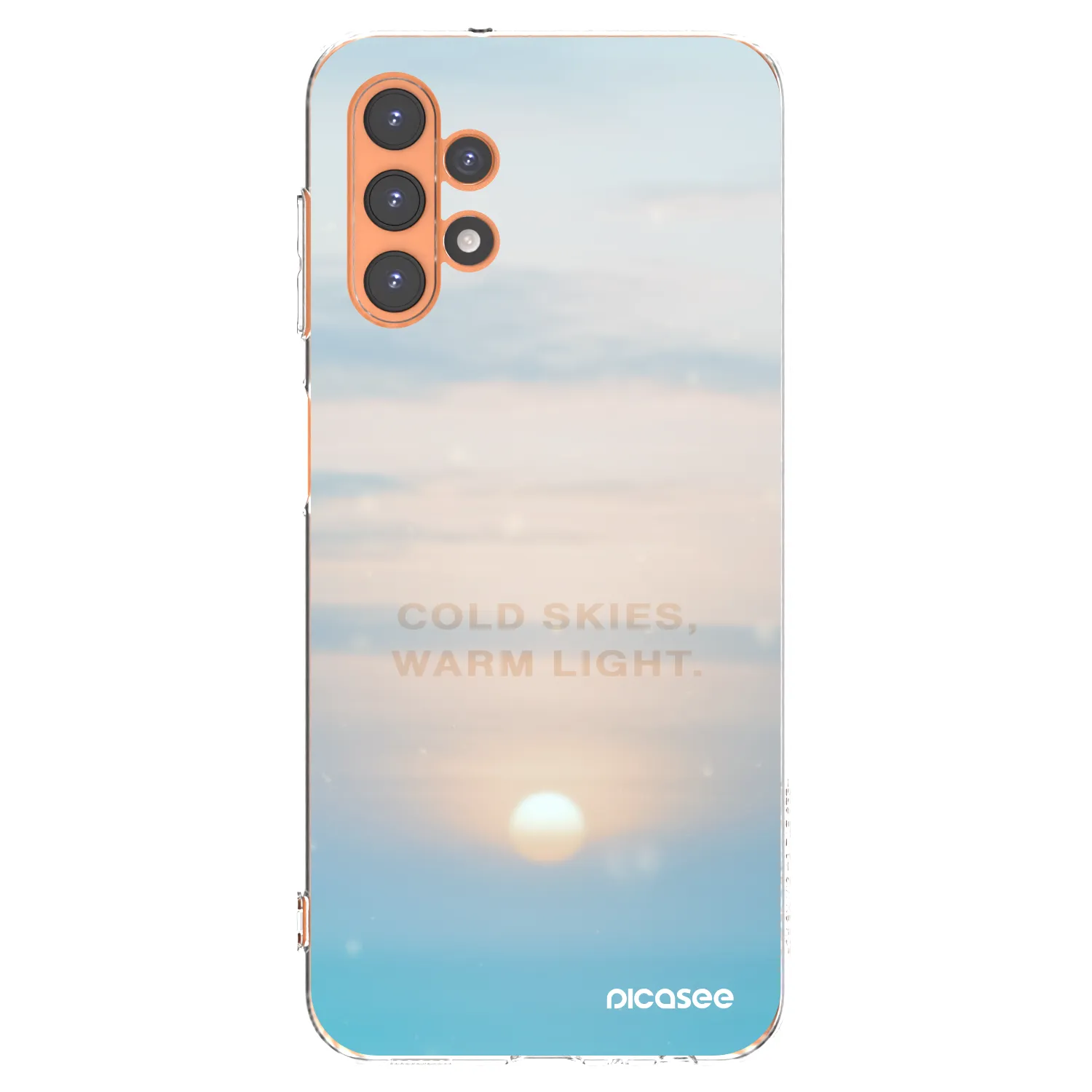 Picasee átlátszó szilikon tok az alábbi mobiltelefonokra Samsung Galaxy A13 4G A135 - COLD SKIES