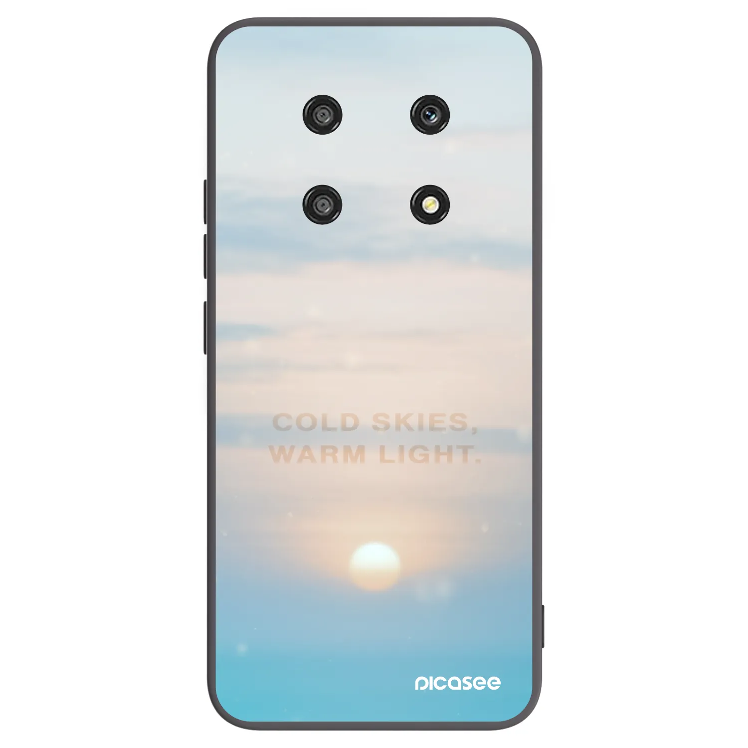 Picasee fekete szilikon tok az alábbi mobiltelefonokra Honor Magic4 Lite 5G - COLD SKIES