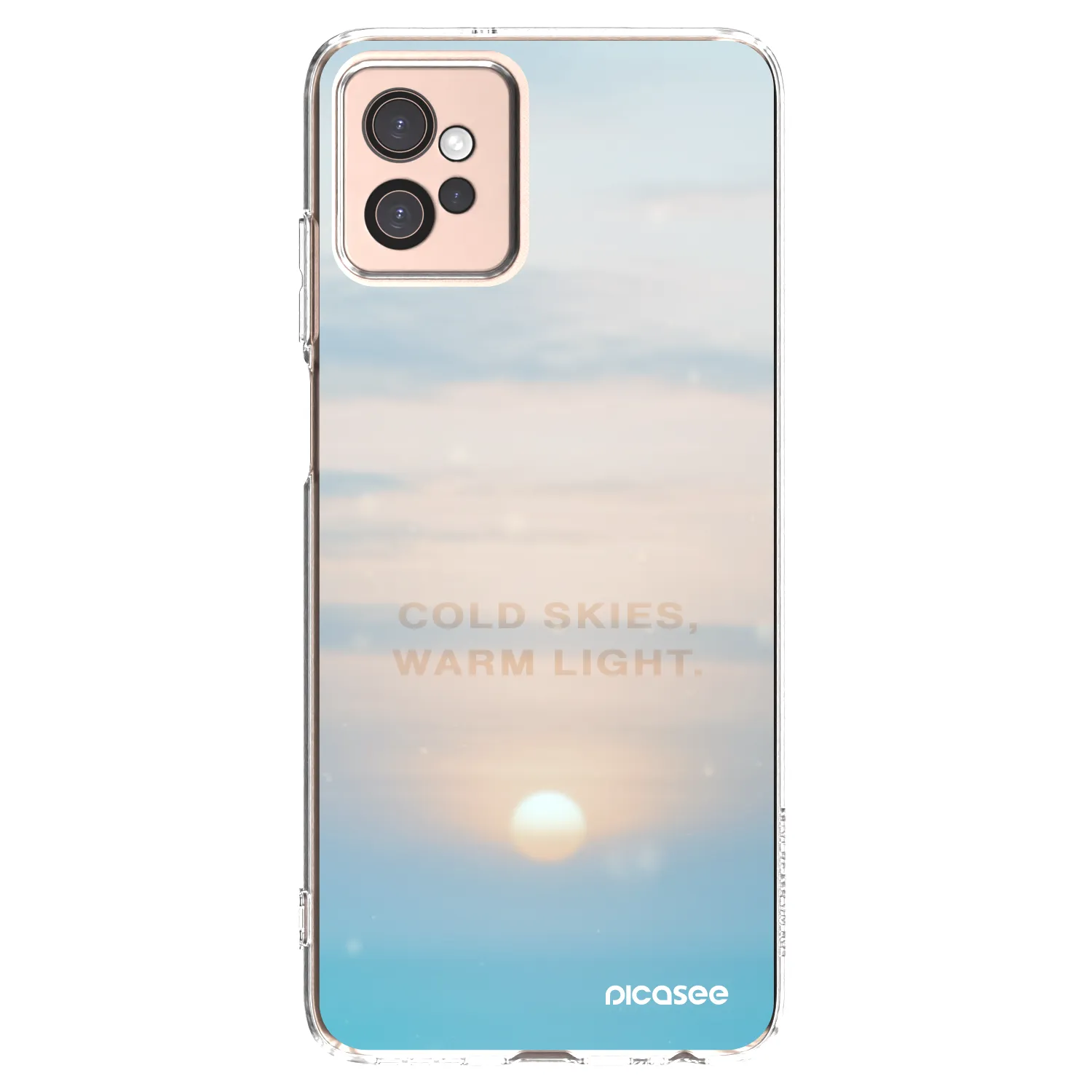 Picasee átlátszó szilikon tok az alábbi mobiltelefonokra Motorola Moto G32 - COLD SKIES