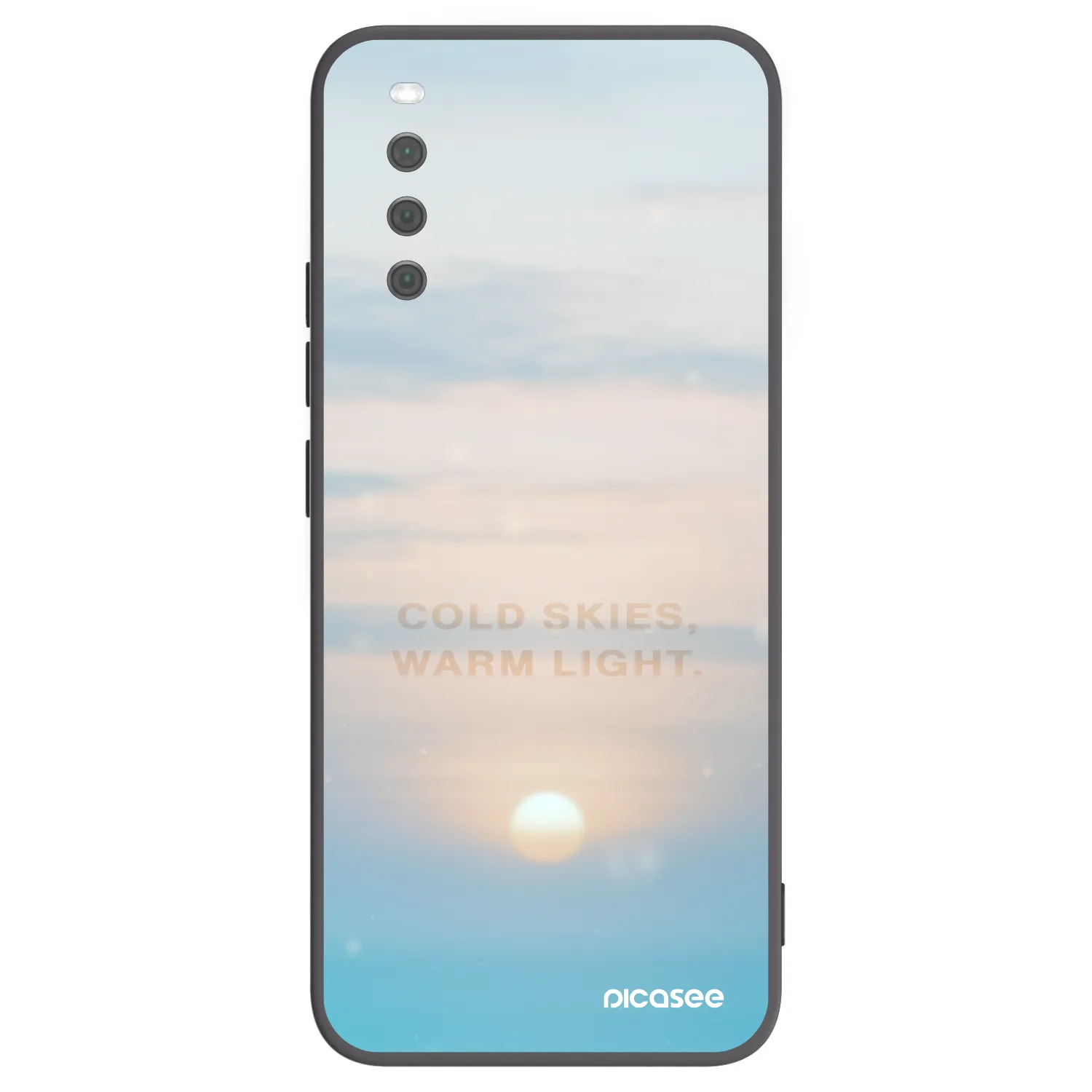 Picasee fekete szilikon tok az alábbi mobiltelefonokra Sony Xperia 10 III - COLD SKIES