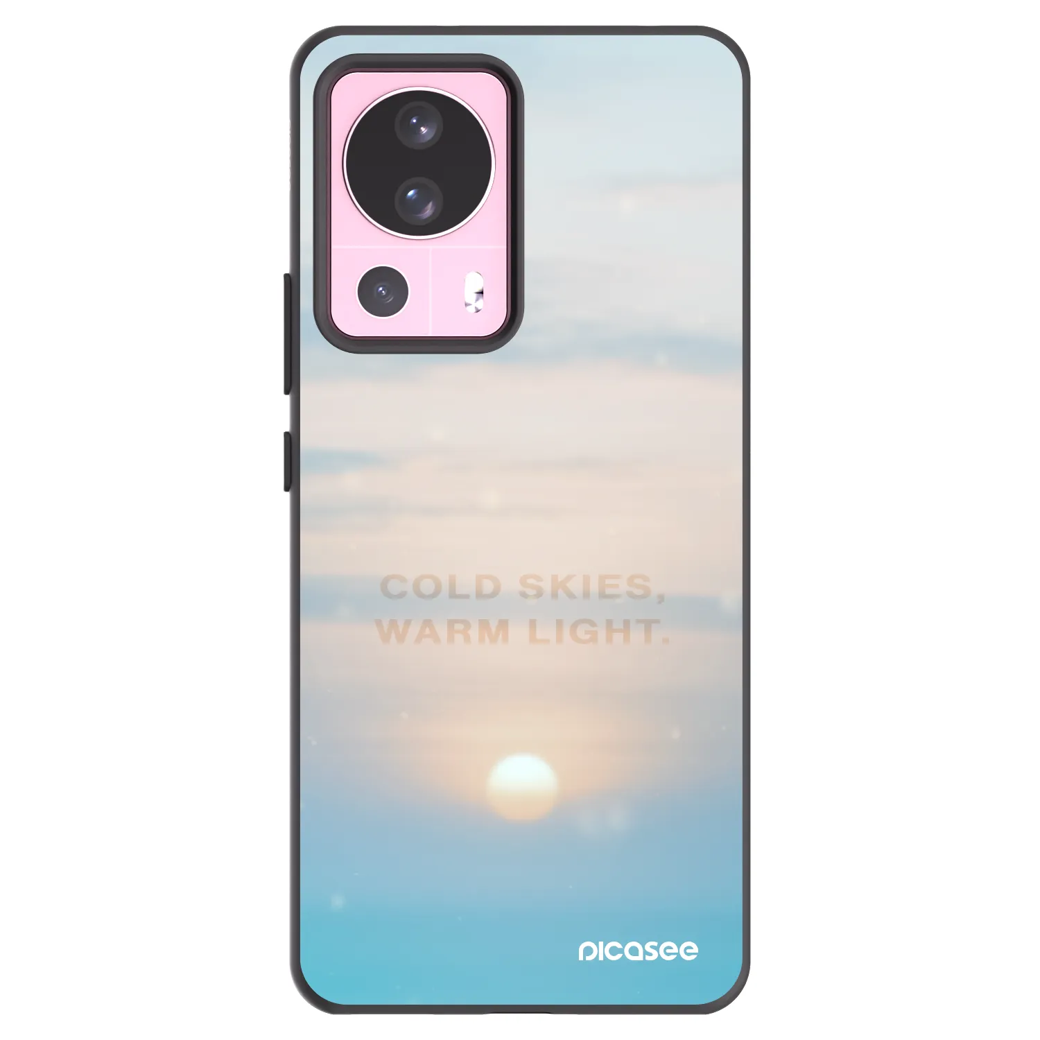 Picasee fekete szilikon tok az alábbi mobiltelefonokra Xiaomi 13 Lite - COLD SKIES