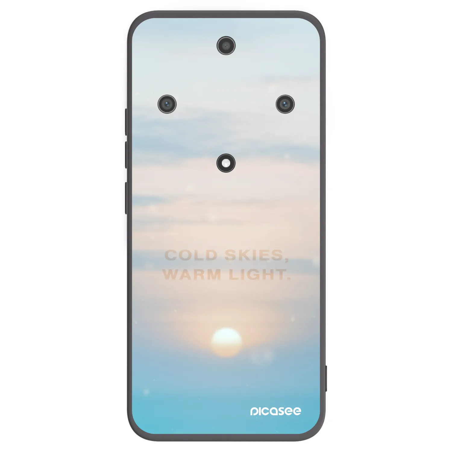 Picasee fekete szilikon tok az alábbi mobiltelefonokra Honor Magic5 Lite 5G - COLD SKIES