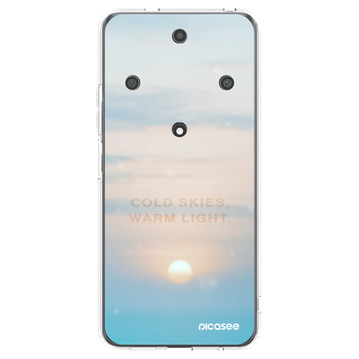 Picasee átlátszó szilikon tok az alábbi mobiltelefonokra Honor Magic5 Lite 5G - COLD SKIES
