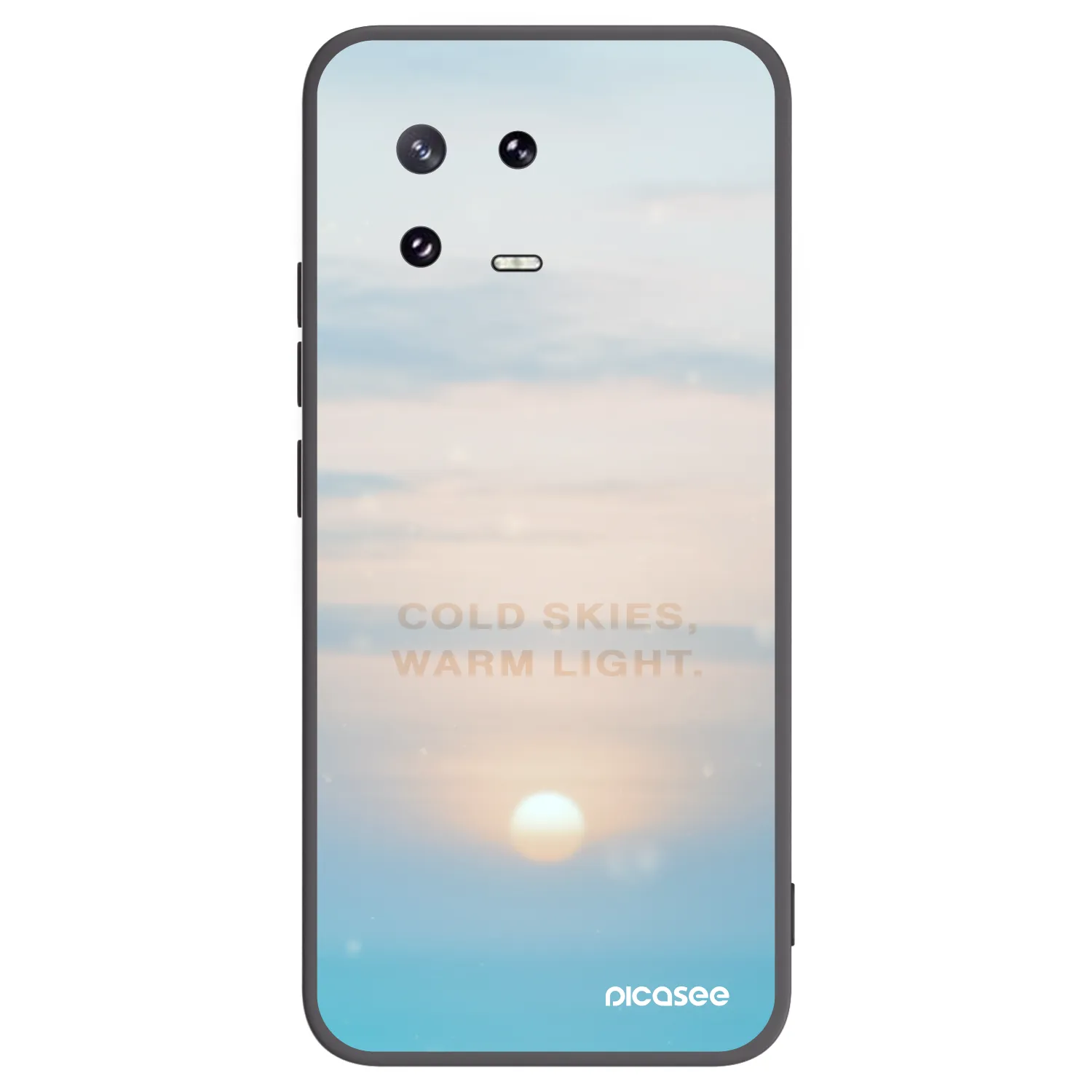 Picasee fekete szilikon tok az alábbi mobiltelefonokra Xiaomi 13 Pro - COLD SKIES