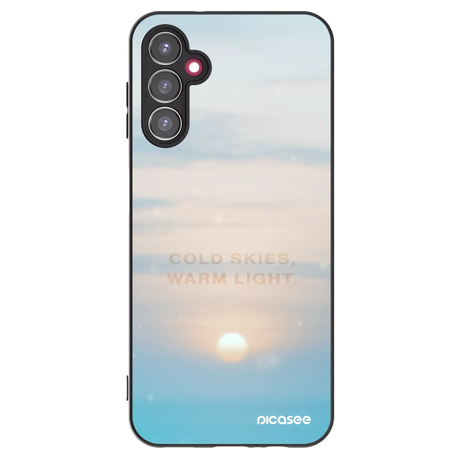 Picasee fekete szilikon tok az alábbi mobiltelefonokra Samsung Galaxy A14 5G A146P - COLD SKIES
