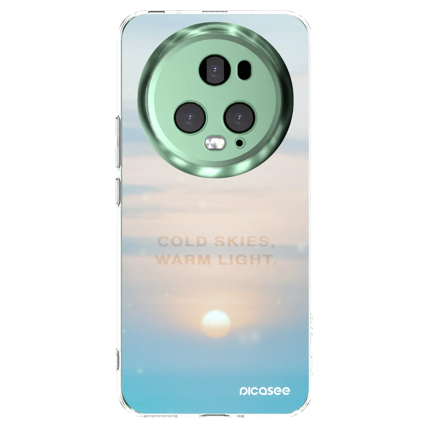 Picasee átlátszó szilikon tok az alábbi mobiltelefonokra Honor Magic5 Pro - COLD SKIES