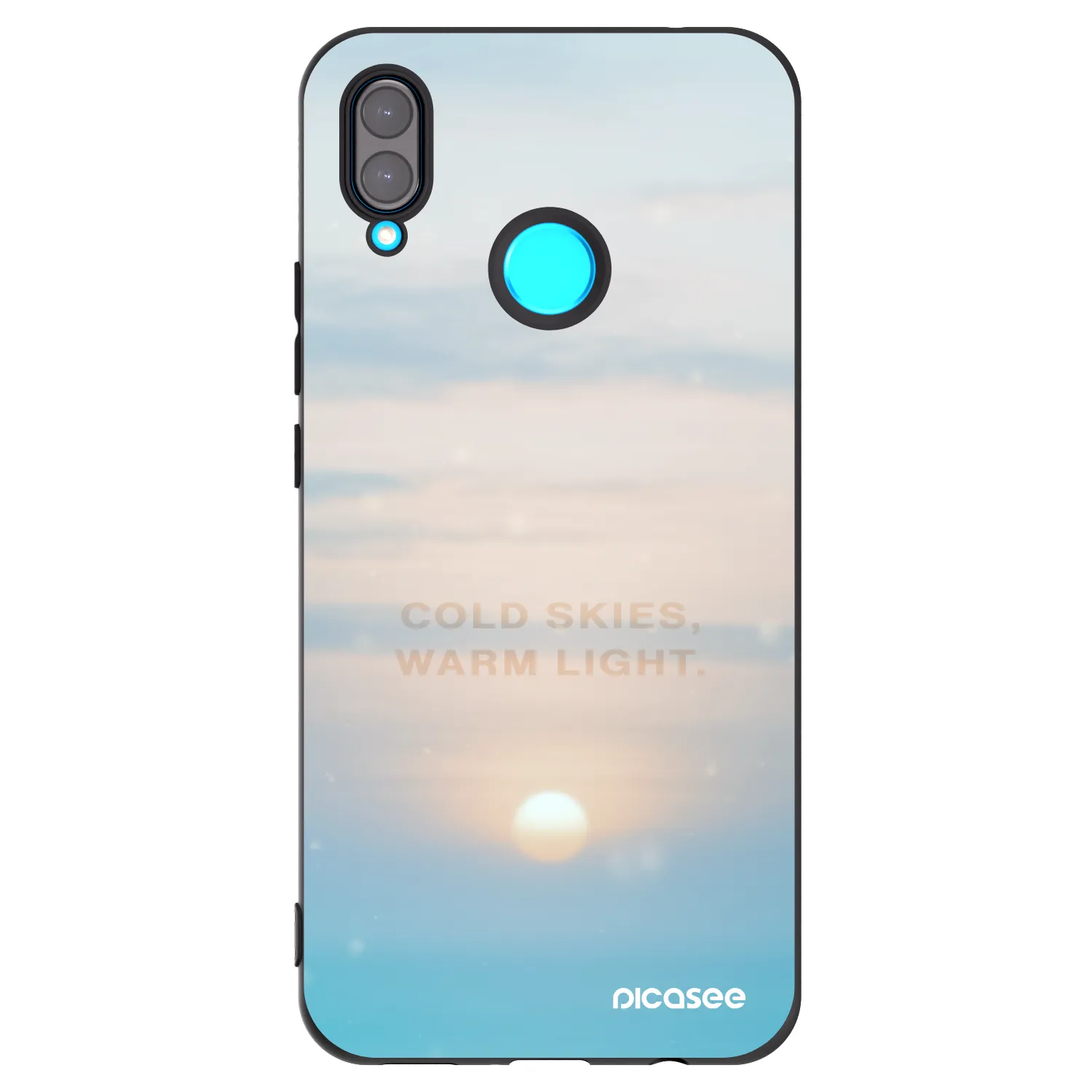 Picasee fekete szilikon tok az alábbi mobiltelefonokra Huawei Nova 3i - COLD SKIES