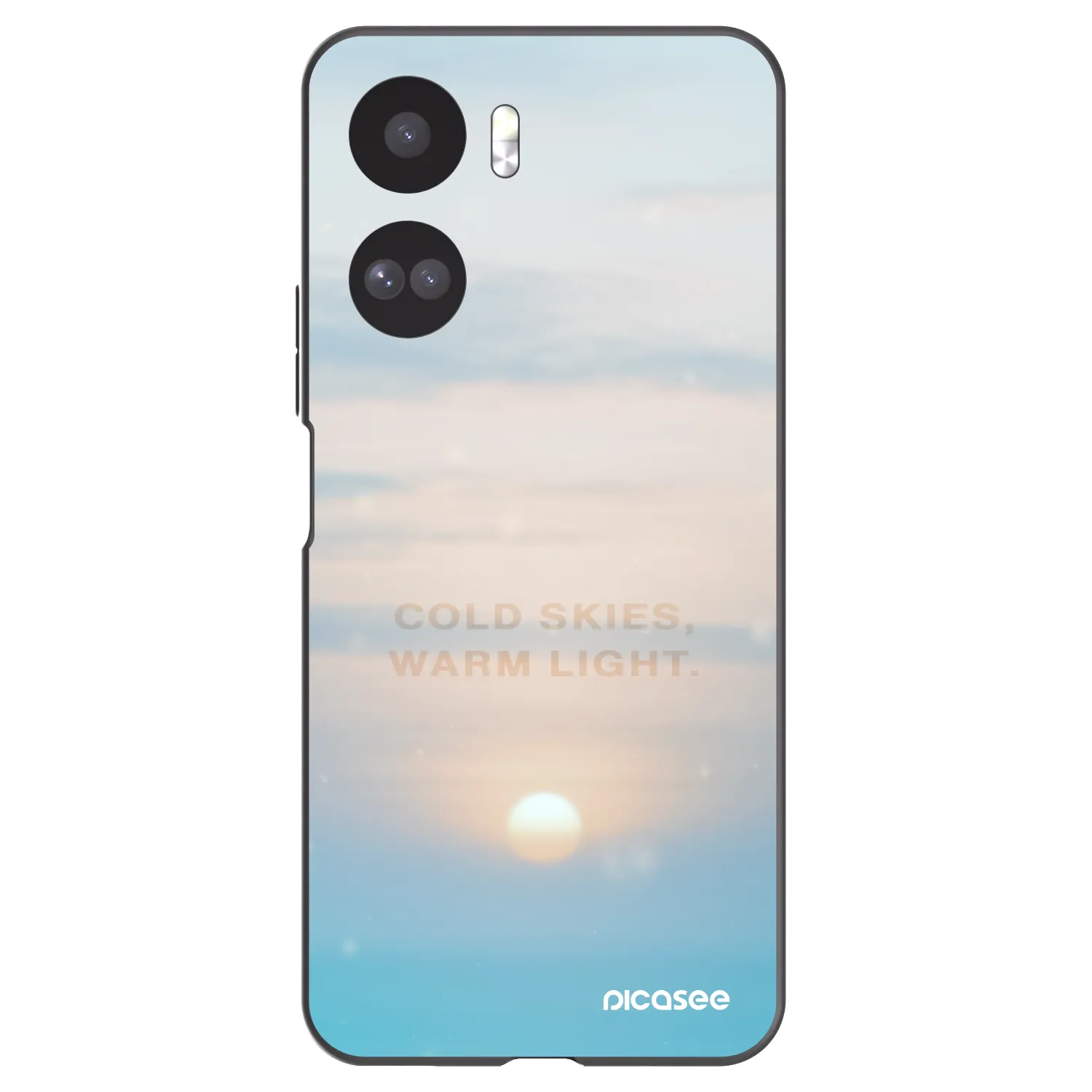 Picasee fekete szilikon tok az alábbi mobiltelefonokra Honor 90 Lite 5G - COLD SKIES