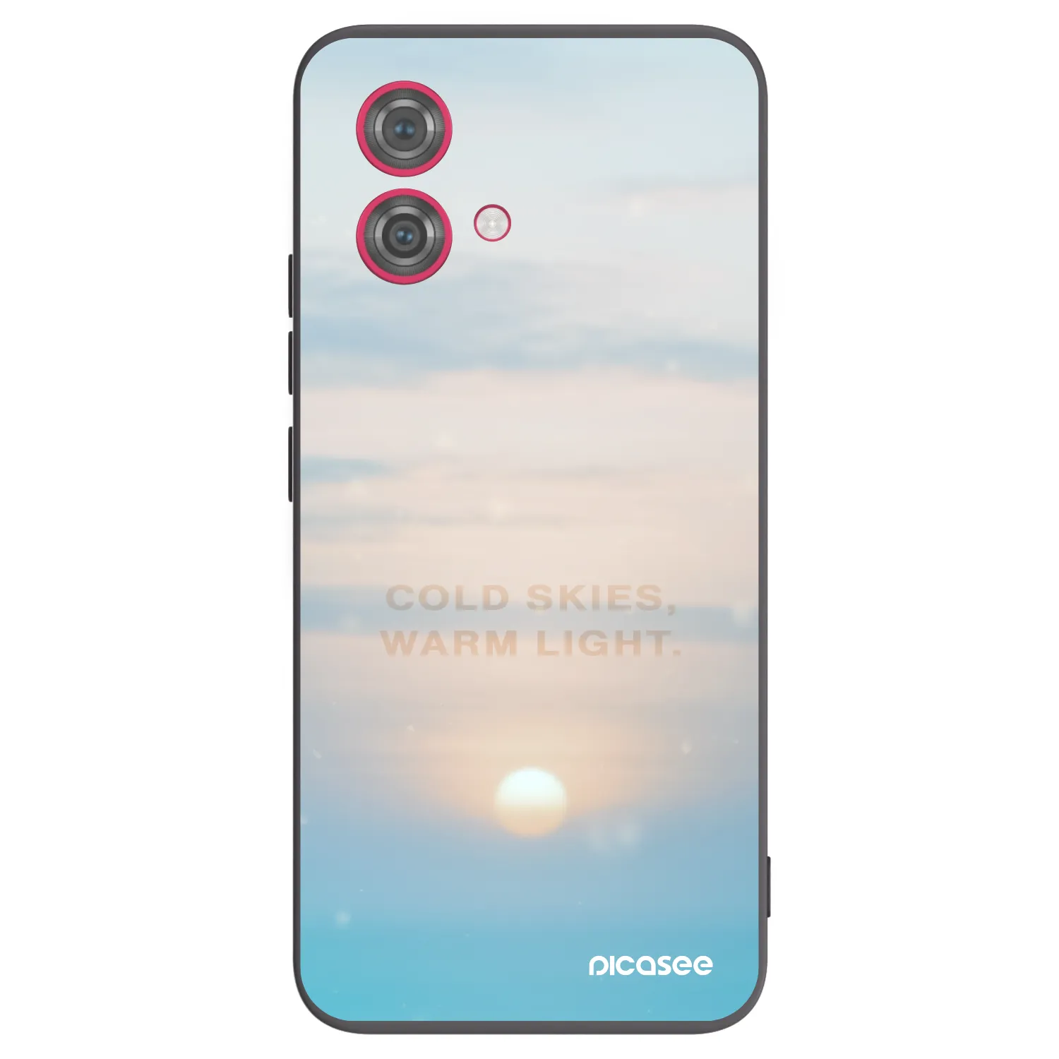 Picasee fekete szilikon tok az alábbi mobiltelefonokra Motorola Moto G84 5G - COLD SKIES