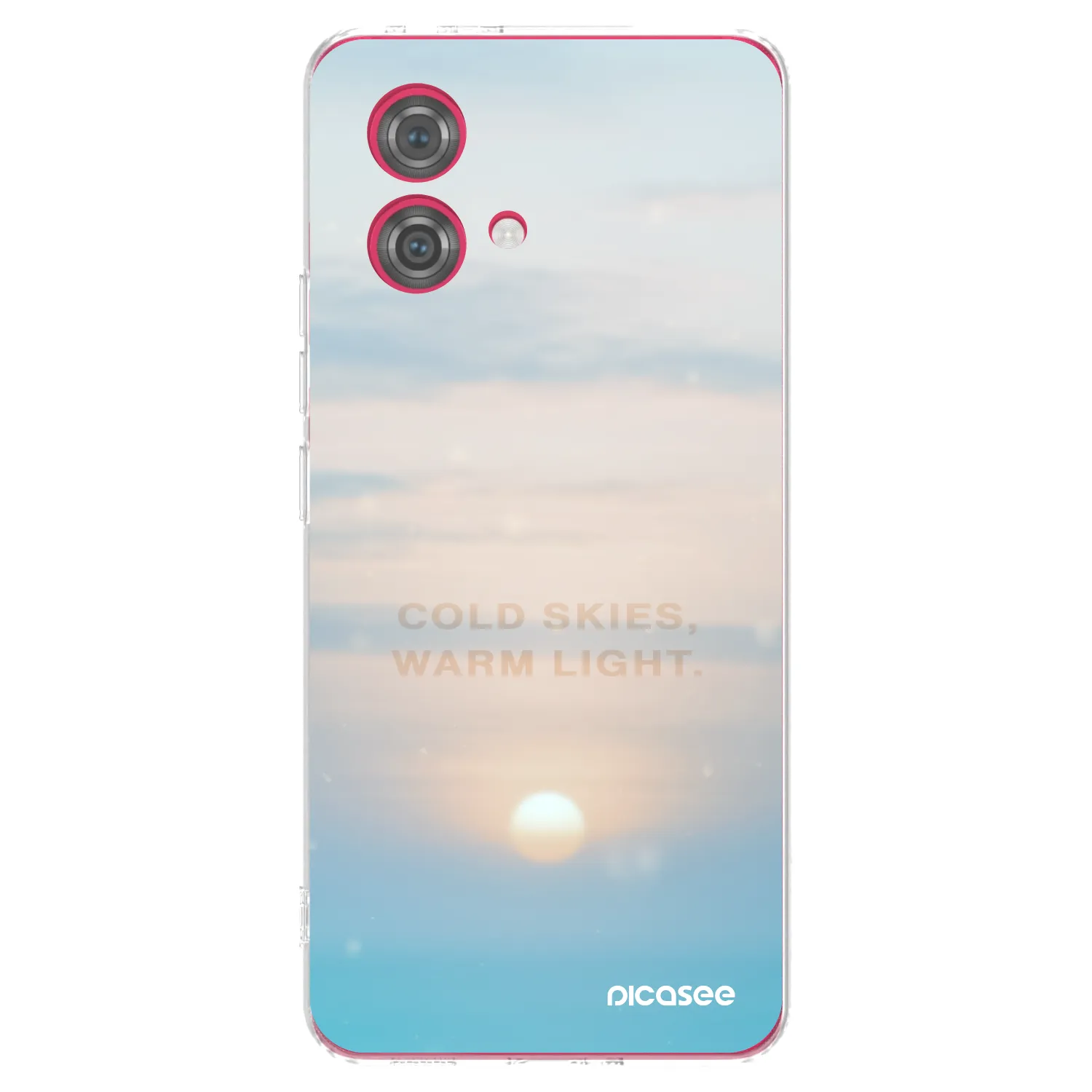 Picasee átlátszó szilikon tok az alábbi mobiltelefonokra Motorola Moto G84 5G - COLD SKIES