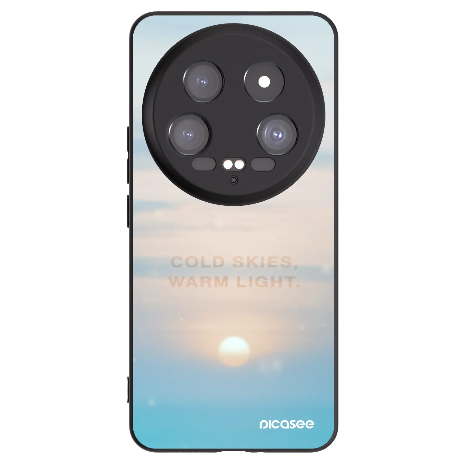 Picasee fekete szilikon tok az alábbi mobiltelefonokra Xiaomi 14 Ultra - COLD SKIES