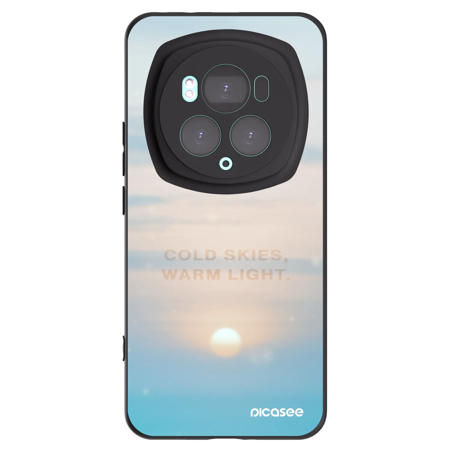 Picasee fekete szilikon tok az alábbi mobiltelefonokra Honor Magic6 Pro - COLD SKIES