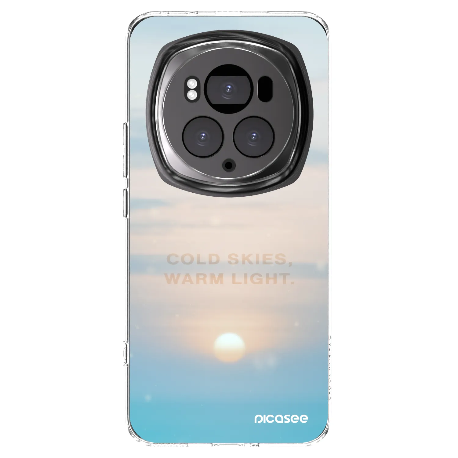 Picasee átlátszó szilikon tok az alábbi mobiltelefonokra Honor Magic6 Pro - COLD SKIES
