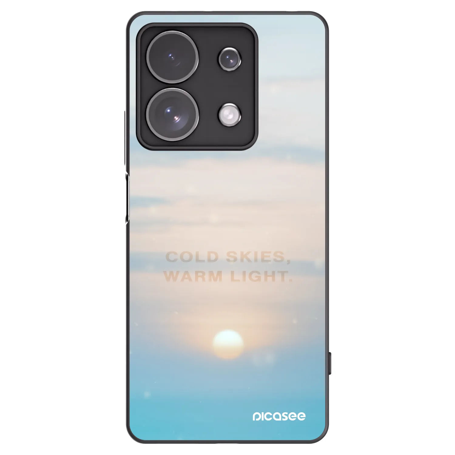 Picasee fekete szilikon tok az alábbi mobiltelefonokra Xiaomi Redmi Note 13 Pro 4G - COLD SKIES