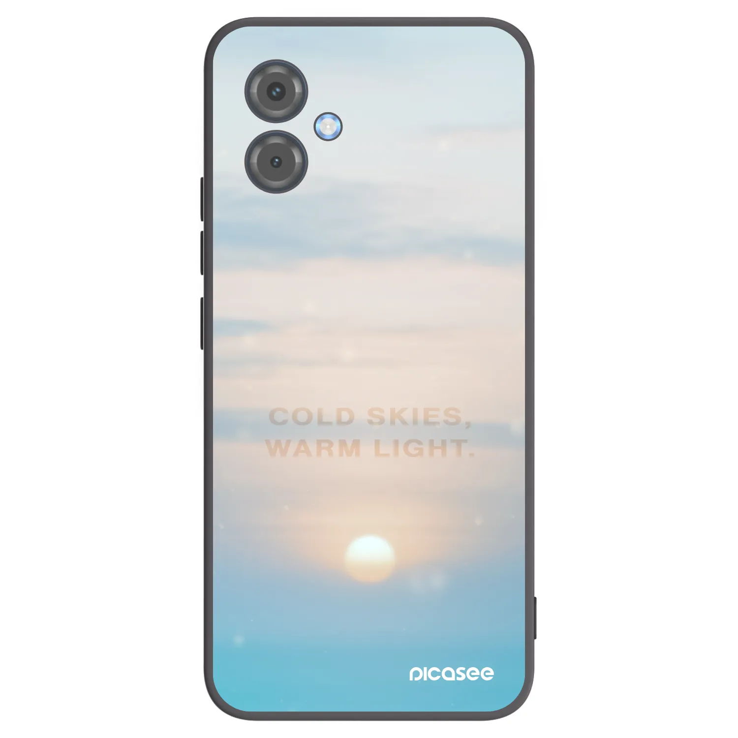 Picasee fekete szilikon tok az alábbi mobiltelefonokra Motorola Moto G14 - COLD SKIES