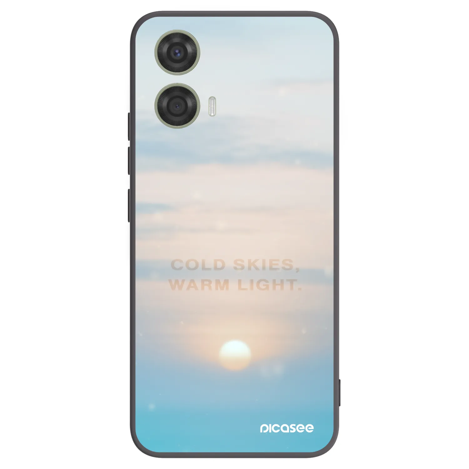 Picasee fekete szilikon tok az alábbi mobiltelefonokra Motorola Moto G24 - COLD SKIES