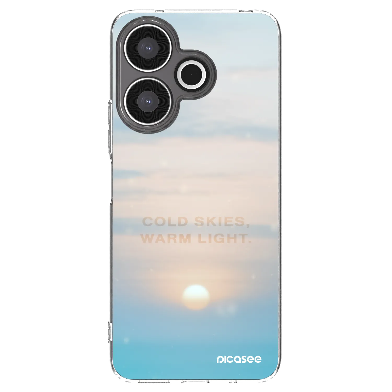 Picasee átlátszó szilikon tok az alábbi mobiltelefonokra Xiaomi Redmi 13 4G - COLD SKIES