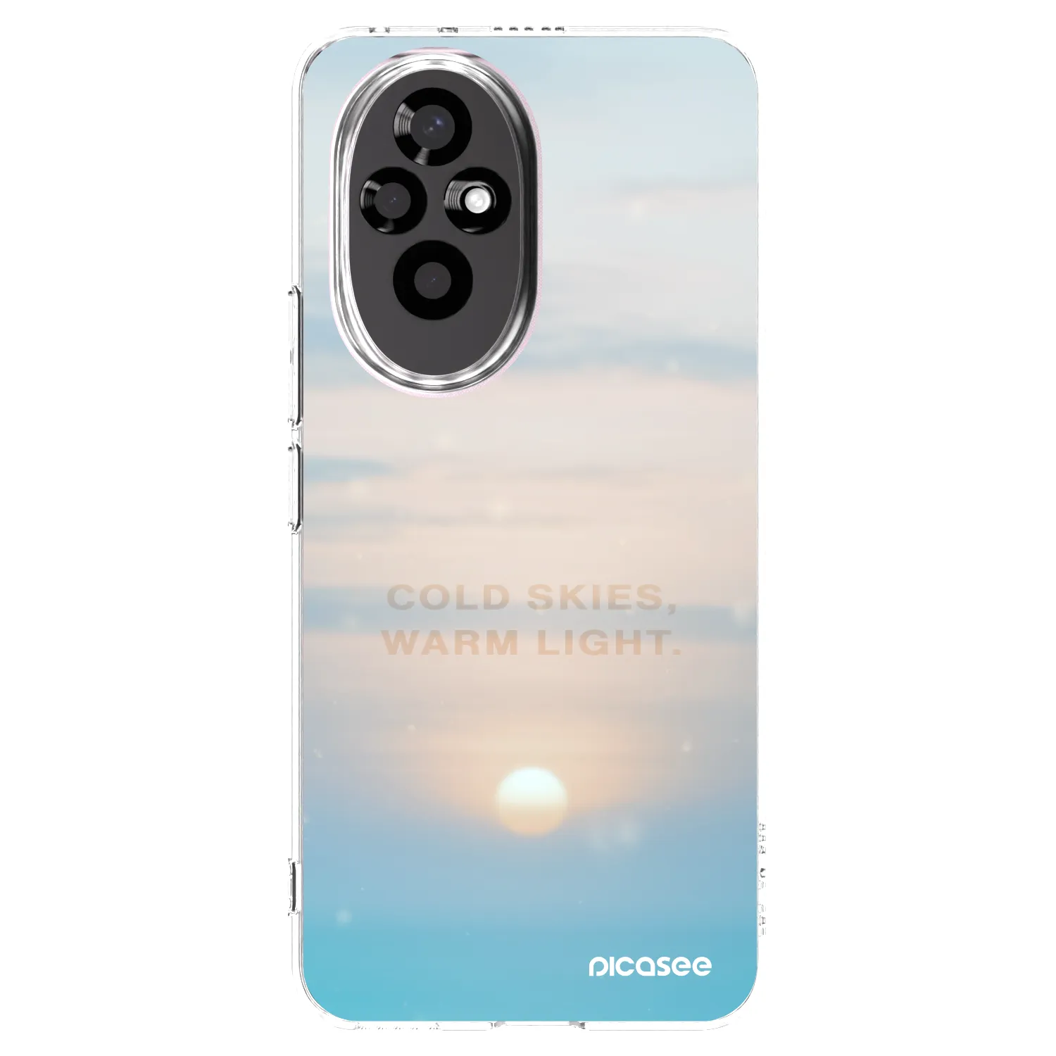 Picasee átlátszó szilikon tok az alábbi mobiltelefonokra Honor 200 Pro 5G - COLD SKIES
