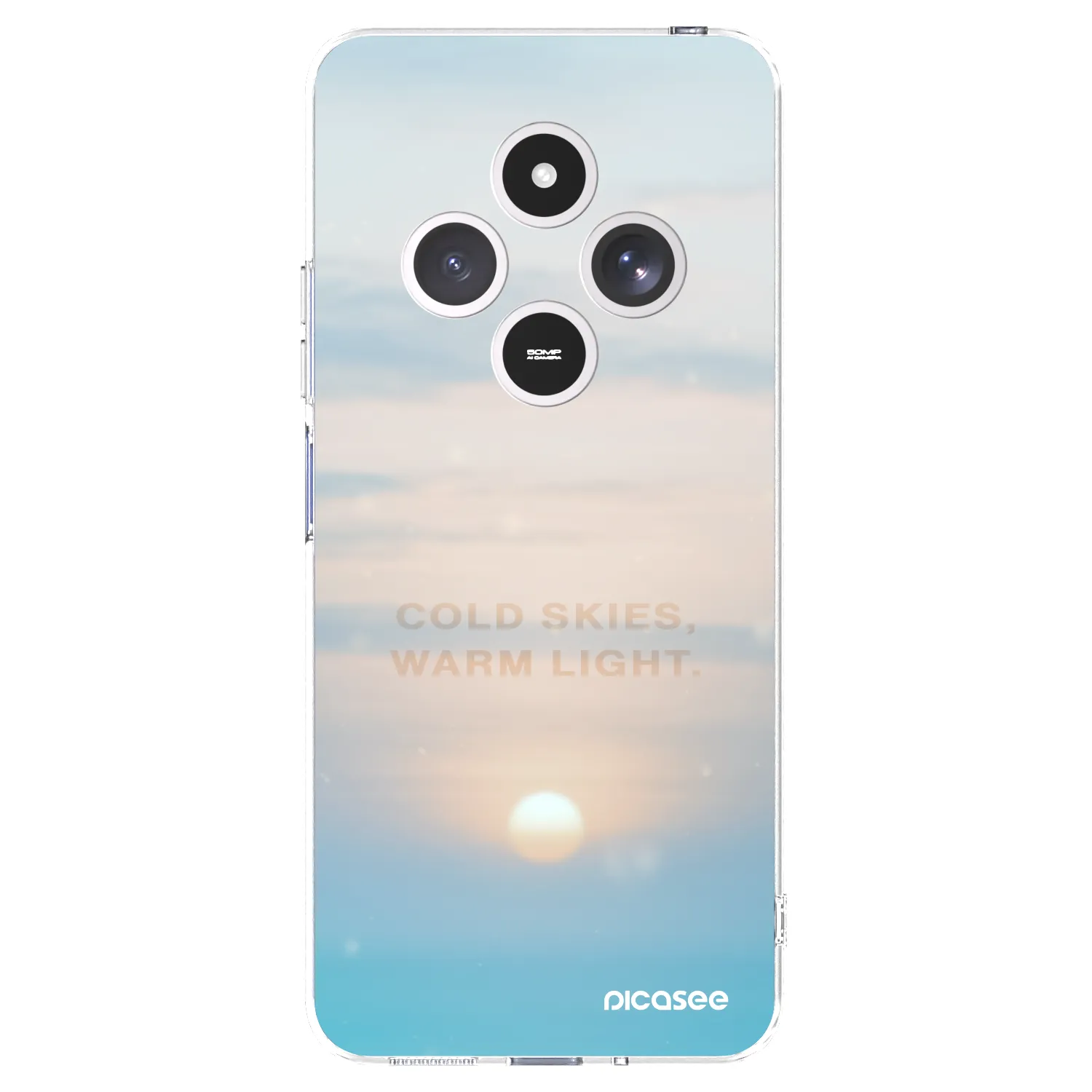 Picasee átlátszó szilikon tok az alábbi mobiltelefonokra Xiaomi Redmi 14C - COLD SKIES