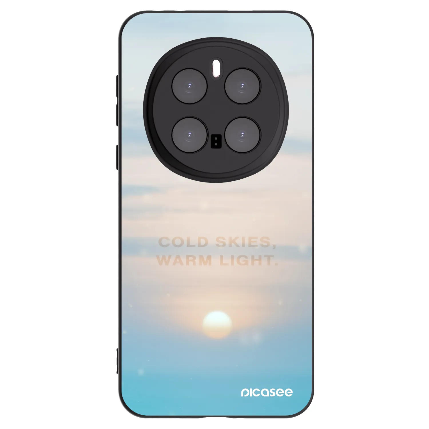 Picasee fekete szilikon tok az alábbi mobiltelefonokra Honor Magic7 Pro 5G - COLD SKIES