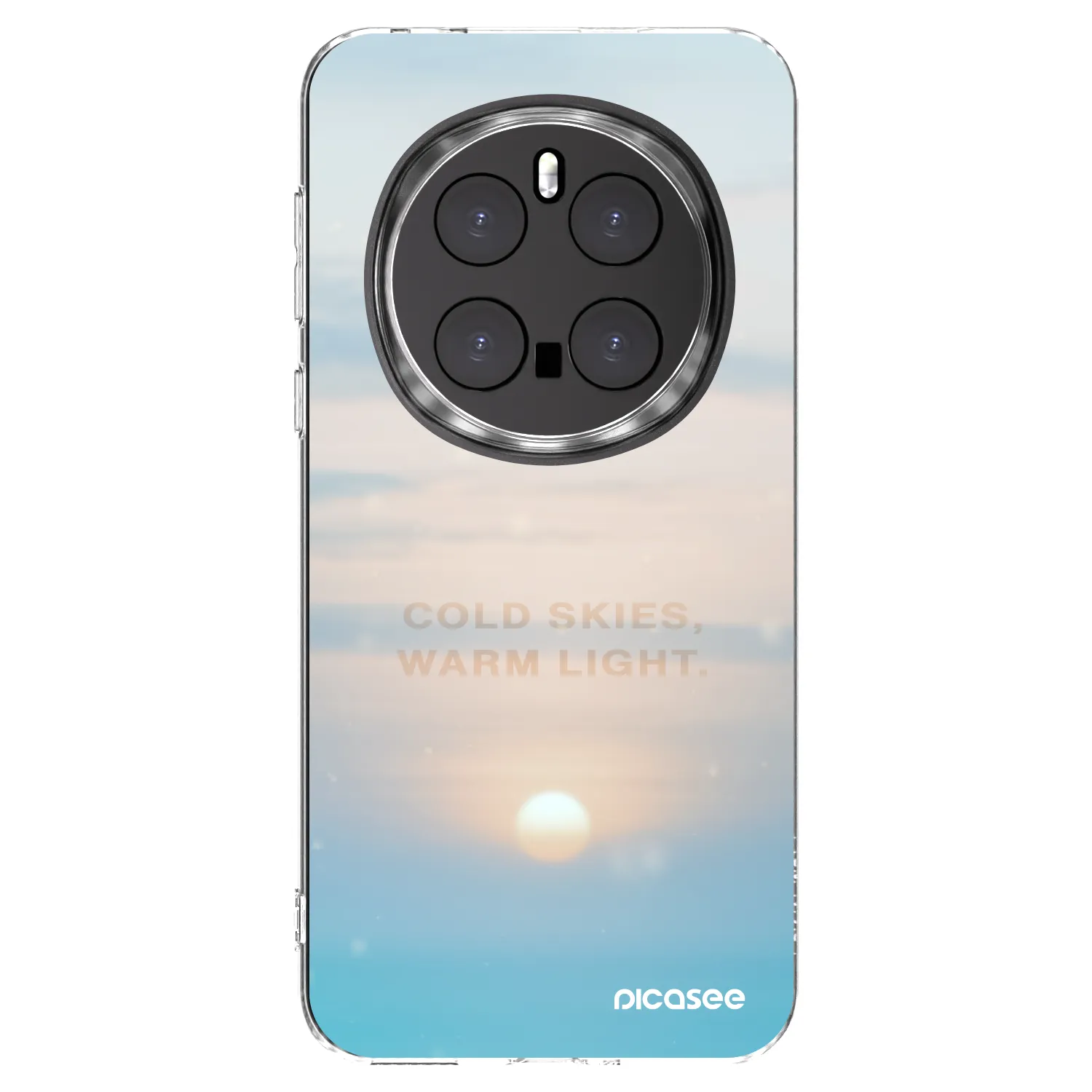 Picasee átlátszó szilikon tok az alábbi mobiltelefonokra Honor Magic7 Pro 5G - COLD SKIES