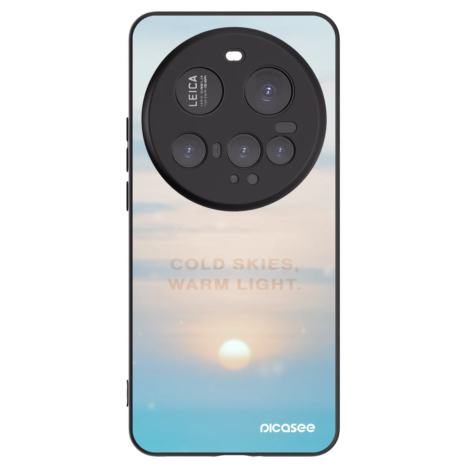 Picasee fekete szilikon tok az alábbi mobiltelefonokra Xiaomi 15 Ultra - COLD SKIES