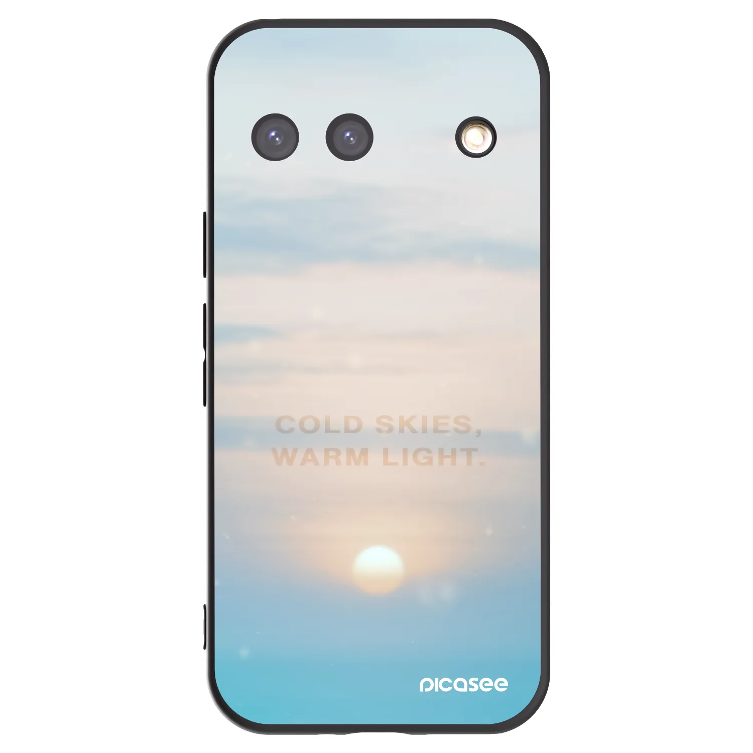 Picasee fekete szilikon tok az alábbi mobiltelefonokra Google Pixel 9 - COLD SKIES