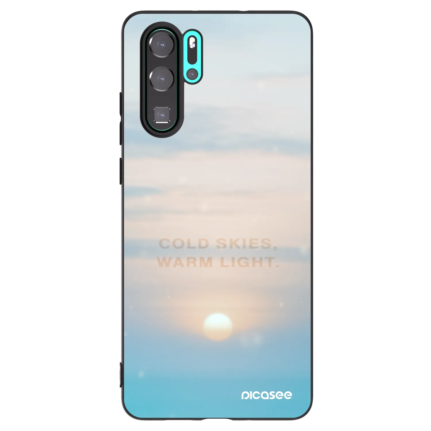 Picasee fekete szilikon tok az alábbi mobiltelefonokra Huawei P30 Pro - COLD SKIES