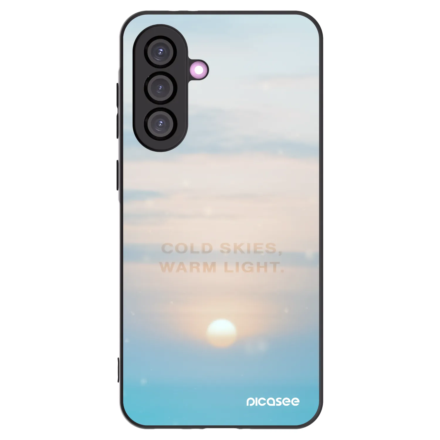 Picasee fekete szilikon tok az alábbi mobiltelefonokra Samsung Galaxy A56 5G A566B - COLD SKIES