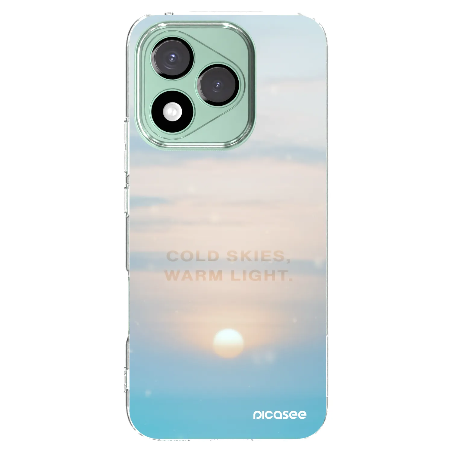 Picasee átlátszó szilikon tok az alábbi mobiltelefonokra Honor 400 Lite 5G - COLD SKIES