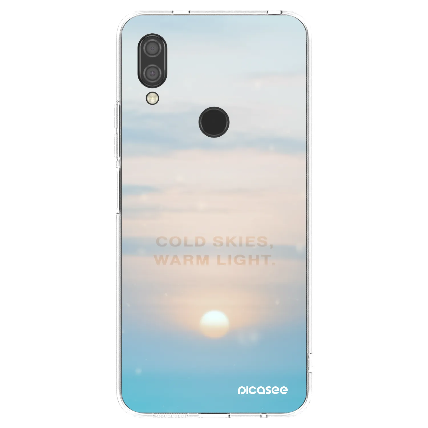 Picasee átlátszó szilikon tok az alábbi mobiltelefonokra Xiaomi Redmi 7 - COLD SKIES