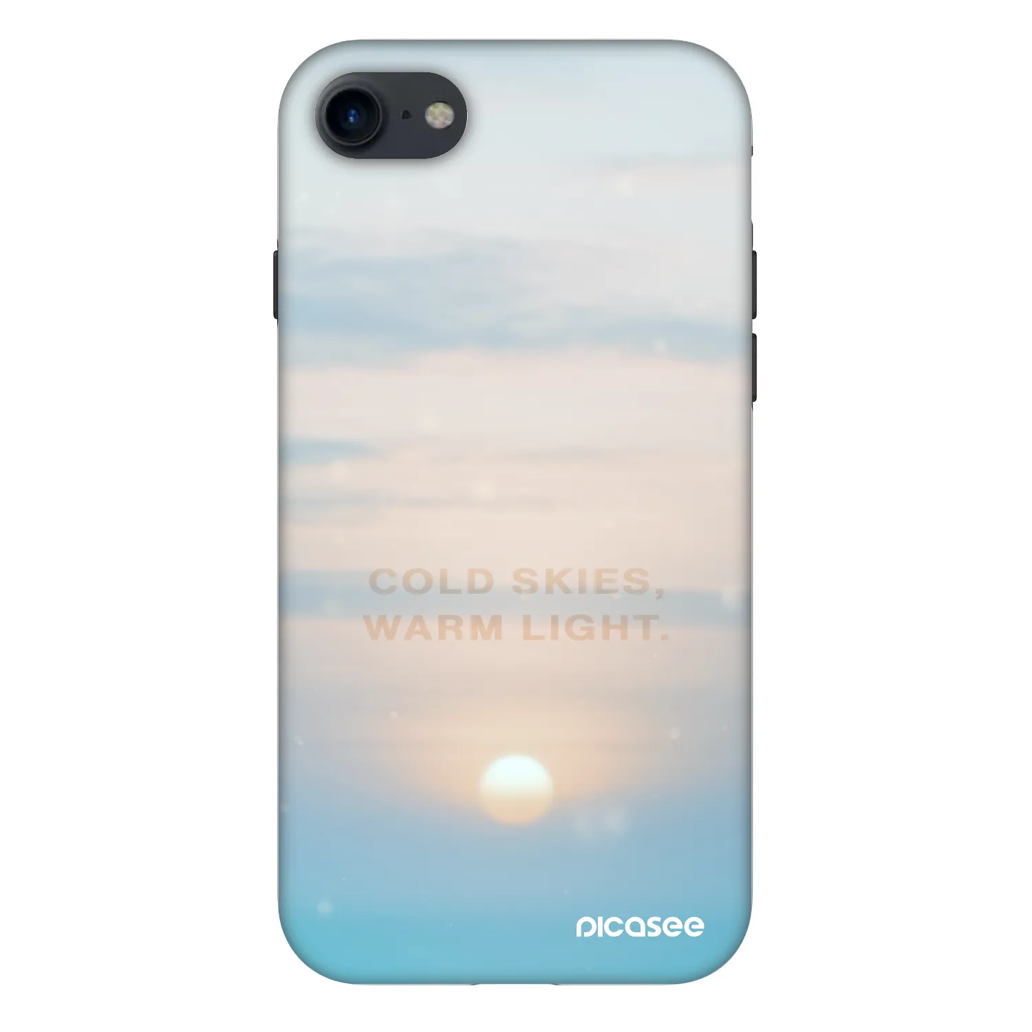 Picasee Fashion Case Apple iPhone SE 2020 - COLD SKIES