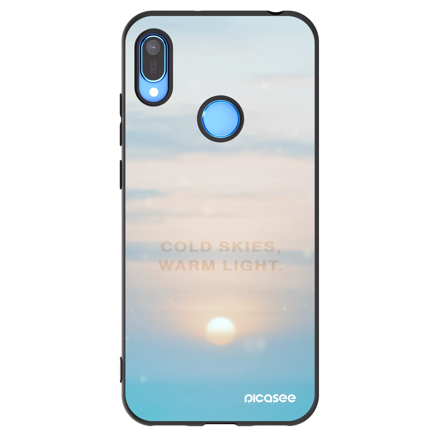 Picasee fekete szilikon tok az alábbi mobiltelefonokra Huawei Y6 2019 - COLD SKIES