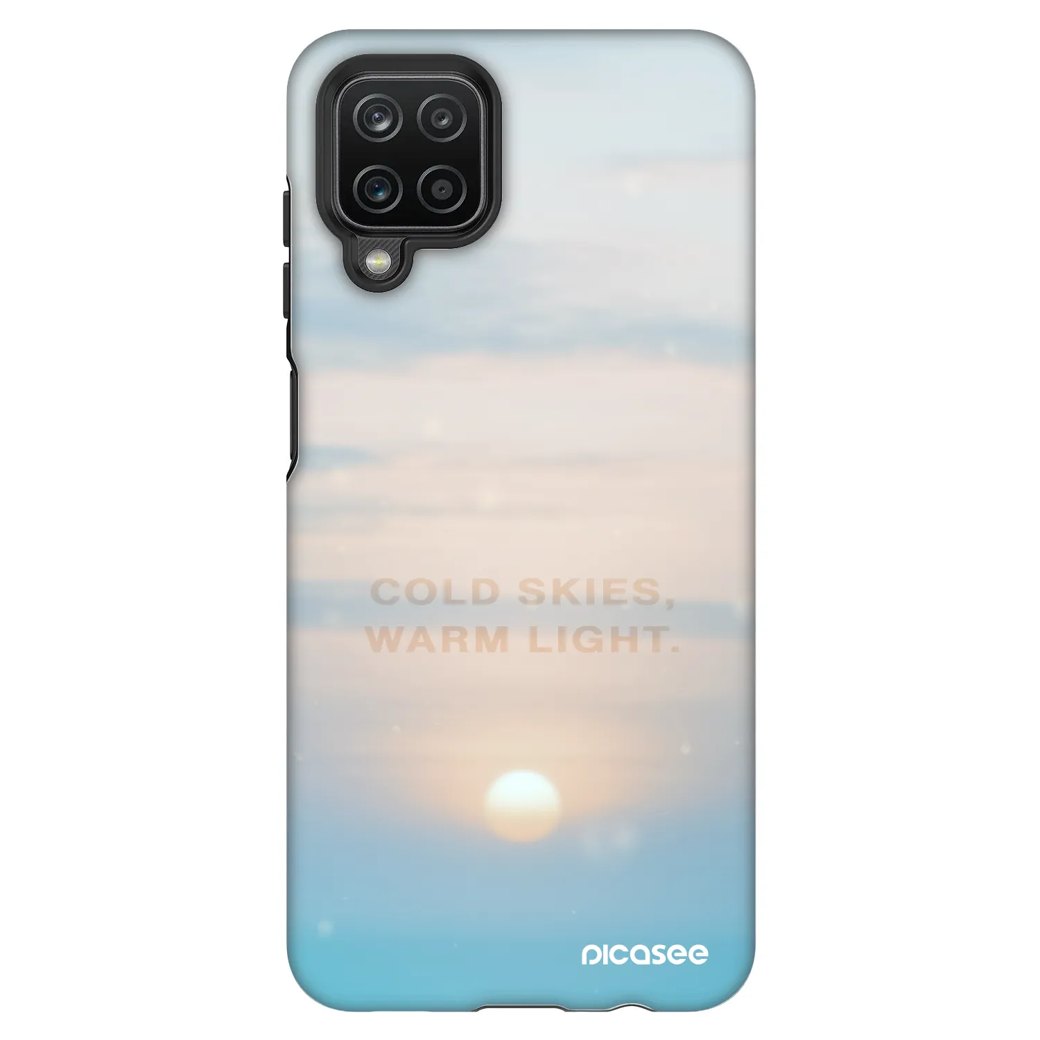 Picasee Fashion Case Samsung Galaxy A12 A125F - COLD SKIES