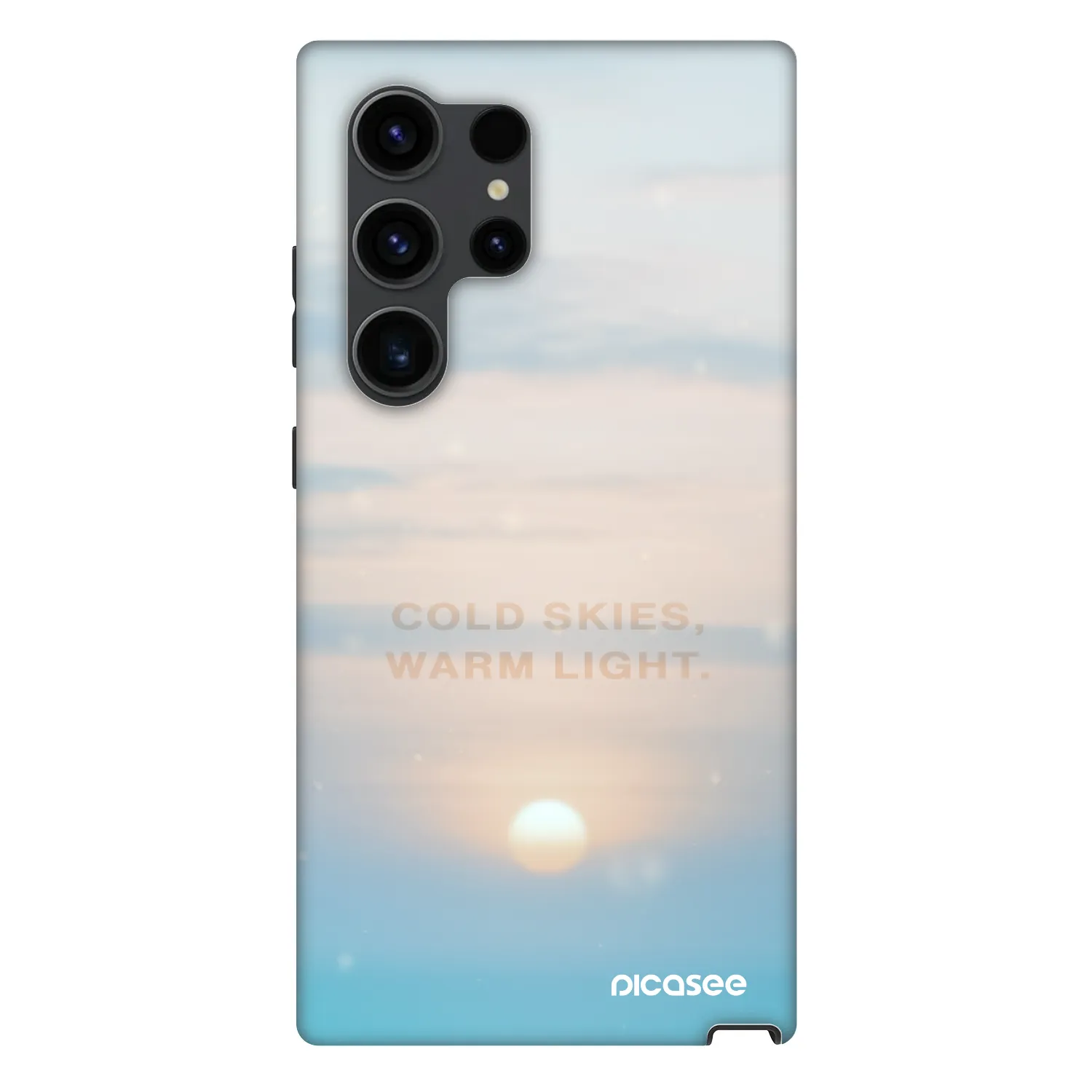 Picasee Fashion Case PowerShare pro Samsung Galaxy S24 Ultra S928B 5G - COLD SKIES
