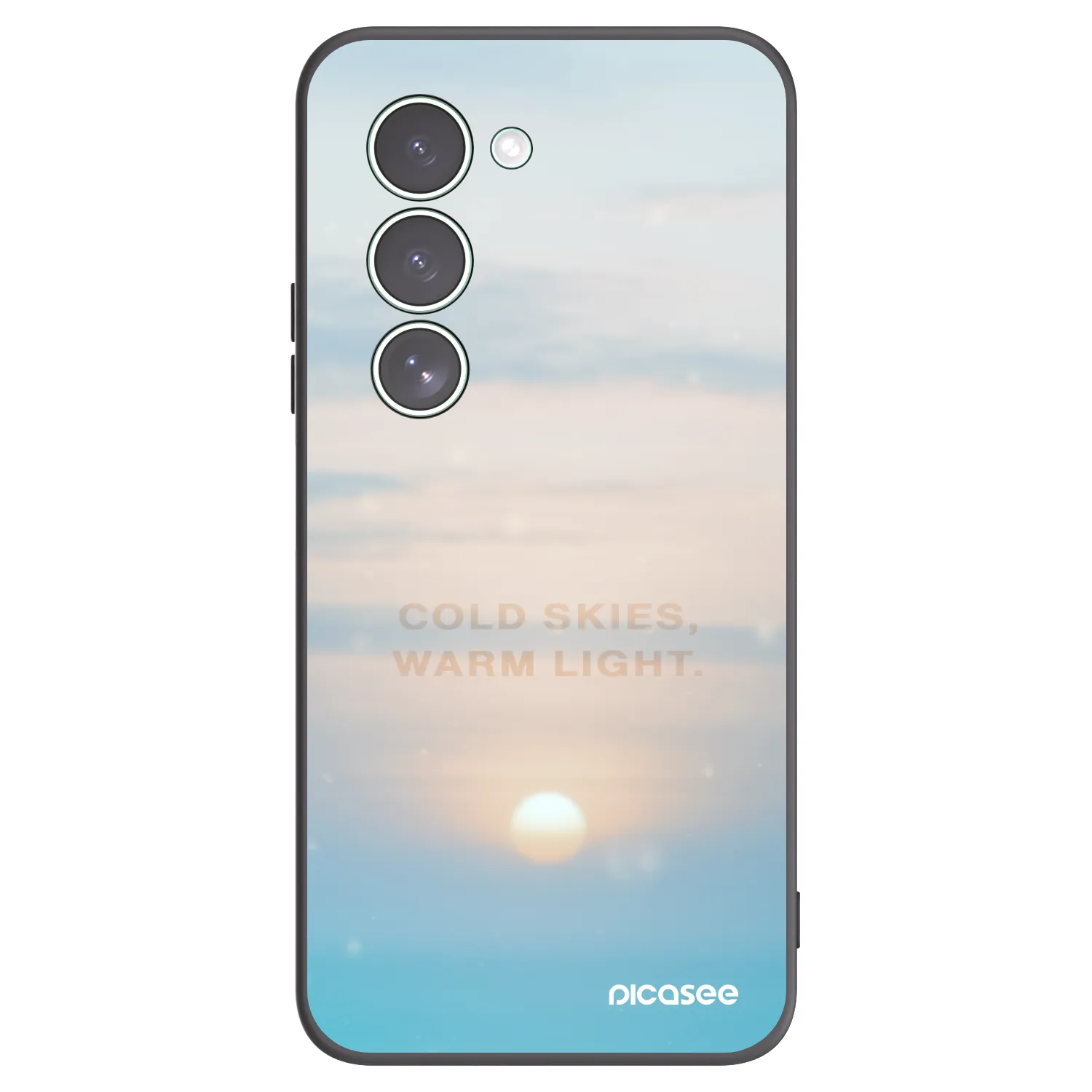 Picasee fekete szilikon tok az alábbi mobiltelefonokra Xiaomi Redmi 15 5G - COLD SKIES