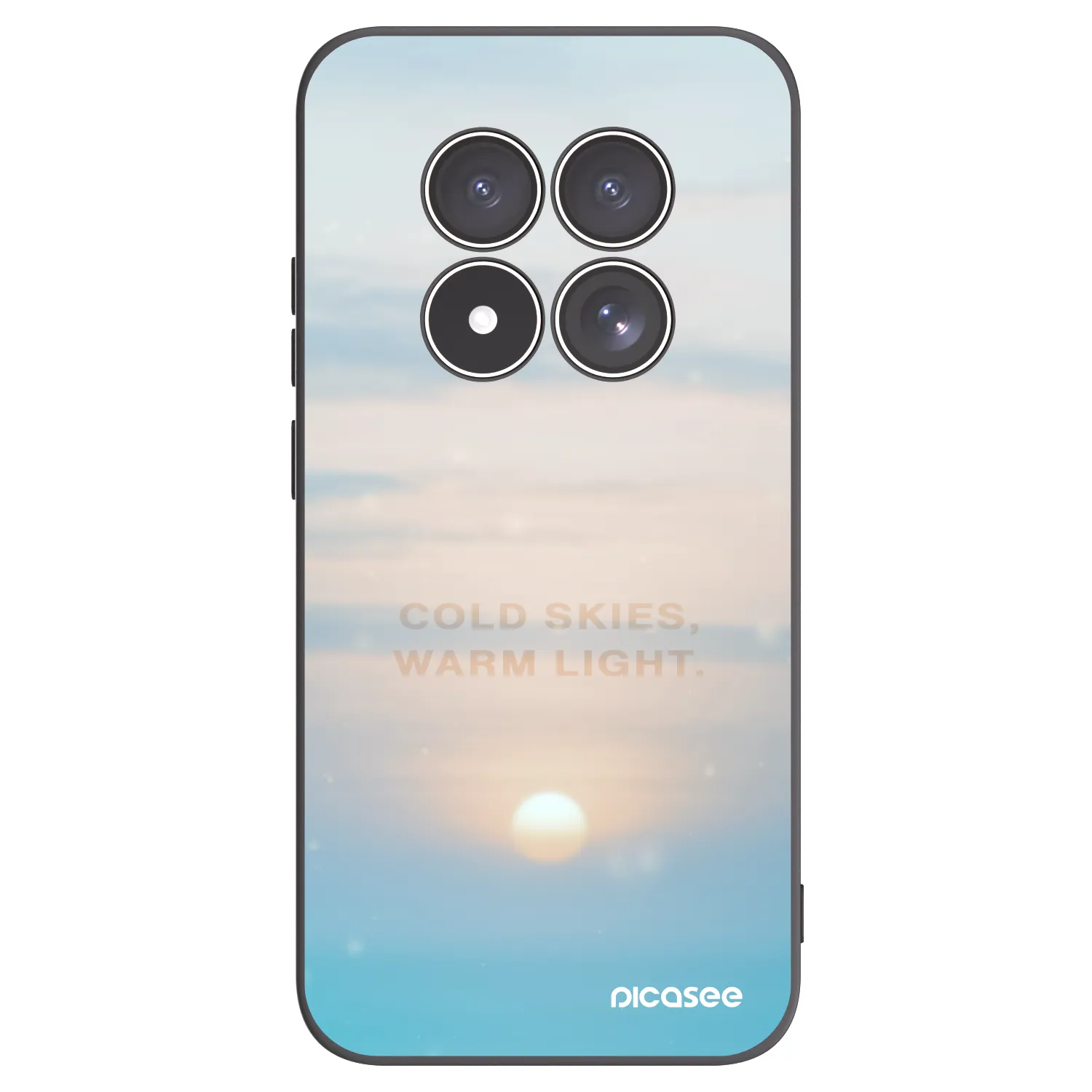 Picasee fekete szilikon tok az alábbi mobiltelefonokra Xiaomi Redmi Note 15 Pro 4G - COLD SKIES