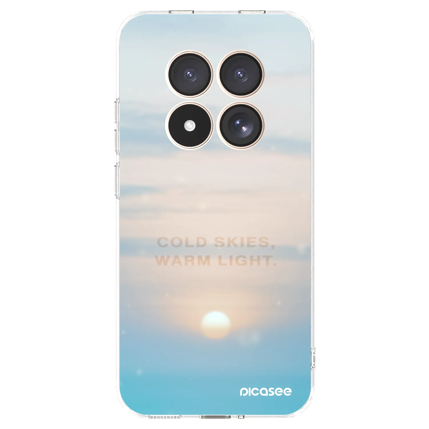 Picasee átlátszó szilikon tok az alábbi mobiltelefonokra Xiaomi Redmi Note 15 Pro 4G - COLD SKIES