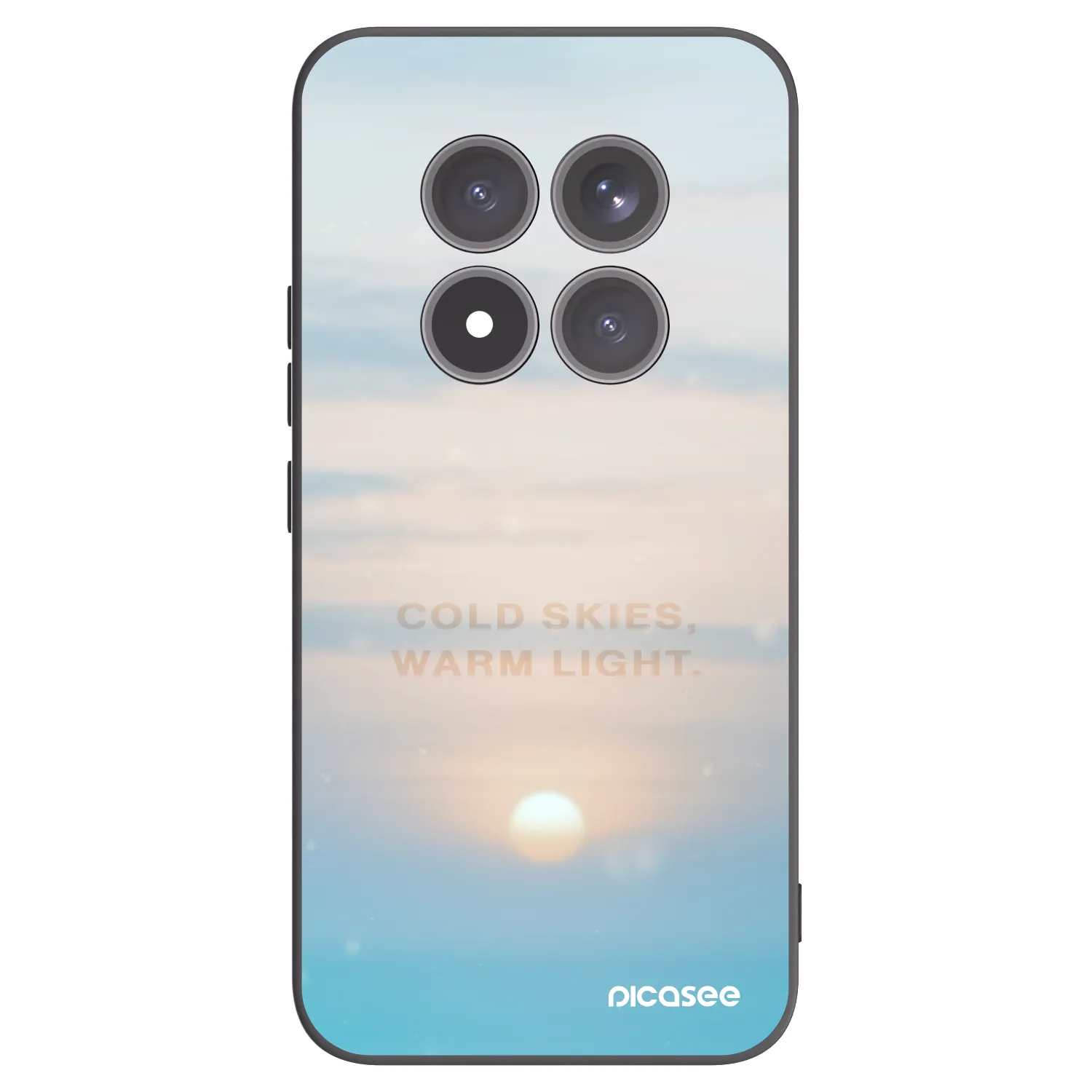 Picasee fekete szilikon tok az alábbi mobiltelefonokra Xiaomi Redmi Note 15 Pro+ - COLD SKIES