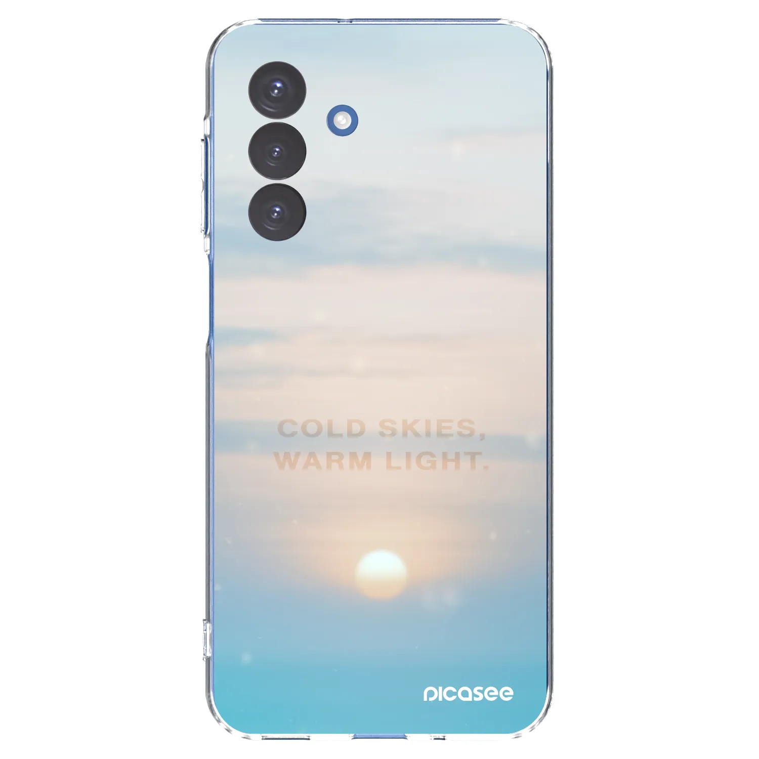 Picasee átlátszó szilikon tok az alábbi mobiltelefonokra Samsung Galaxy A17 5G - COLD SKIES