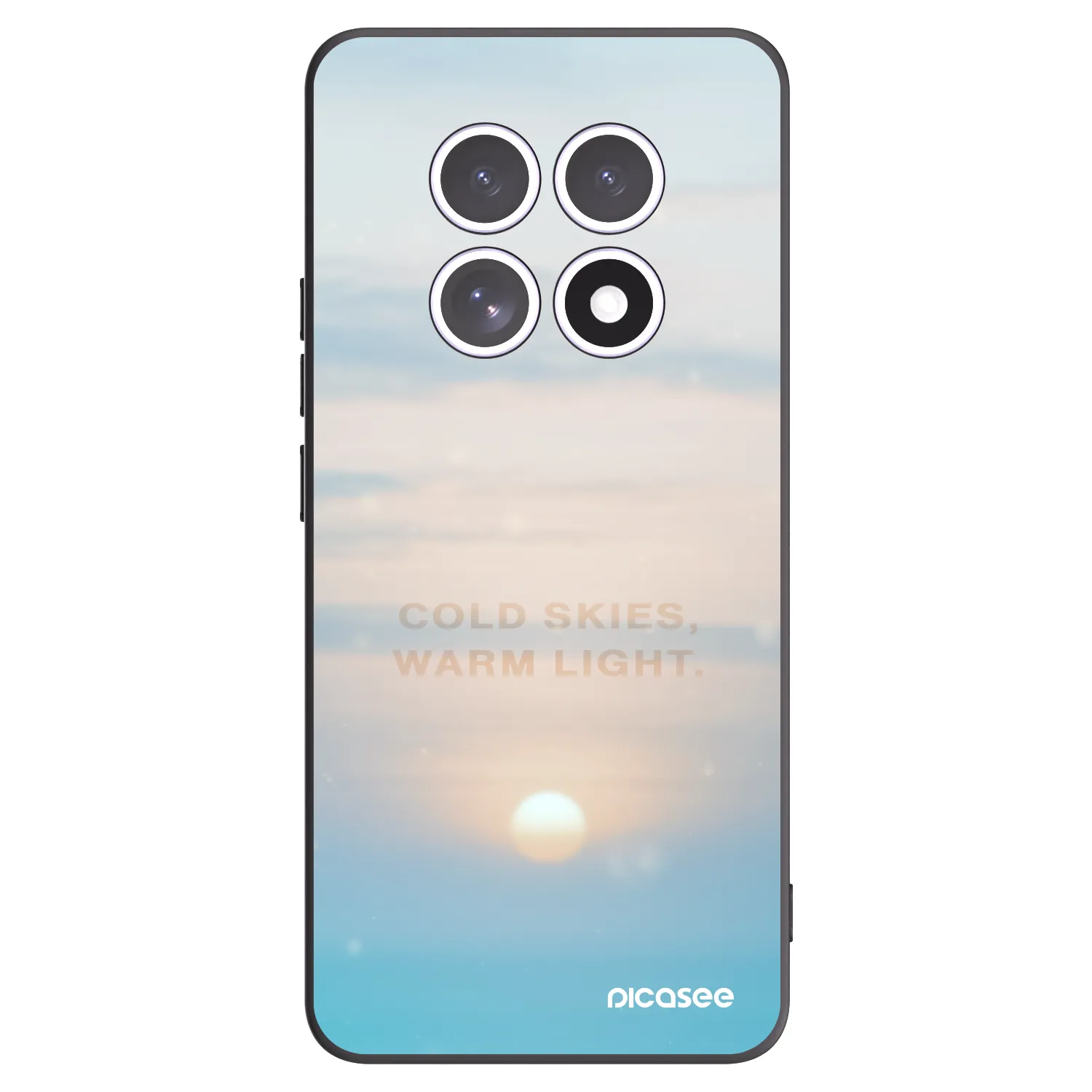 Picasee fekete szilikon tok az alábbi mobiltelefonokra Xiaomi Redmi Note 15 - COLD SKIES