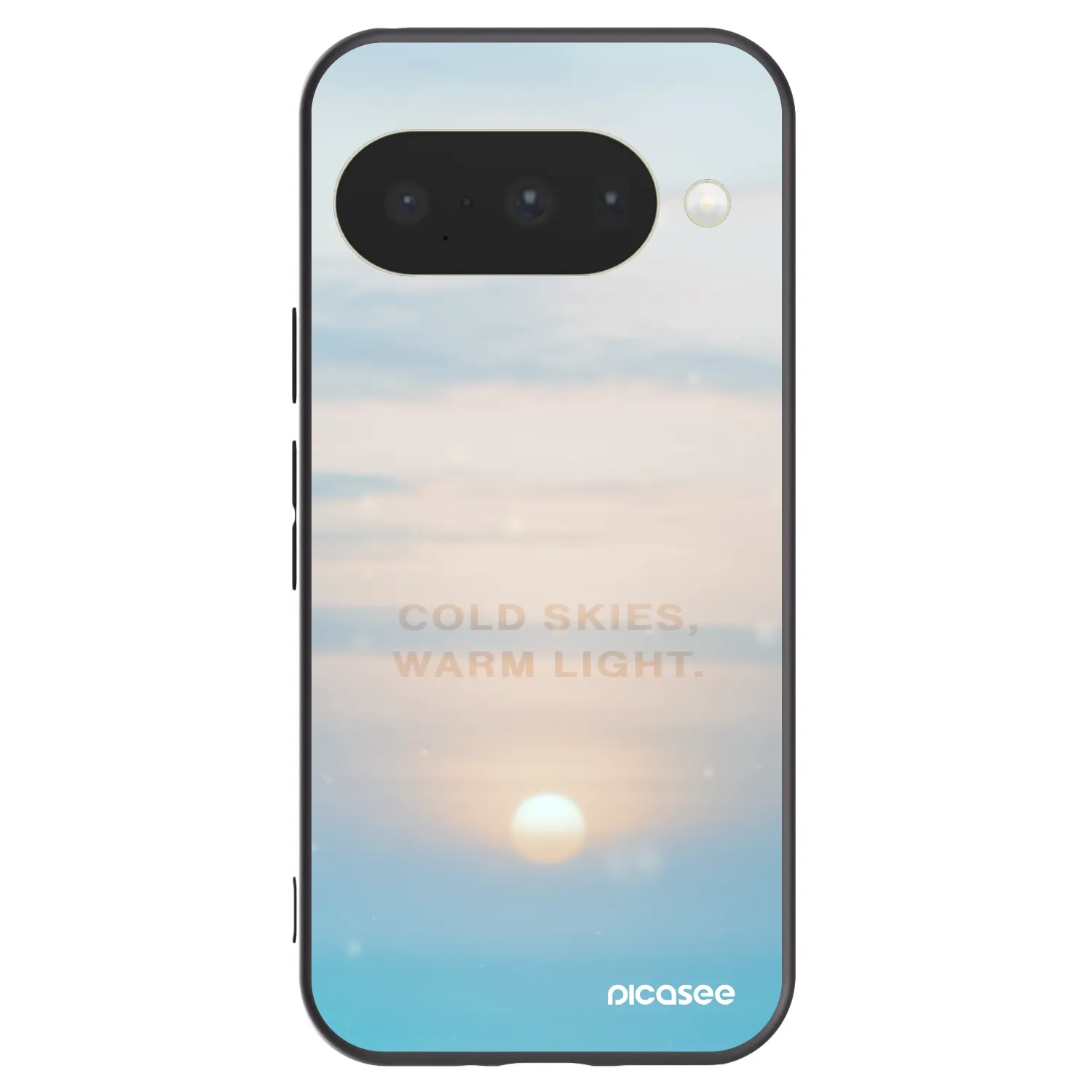 Picasee fekete szilikon tok az alábbi mobiltelefonokra Google Pixel 10 - COLD SKIES