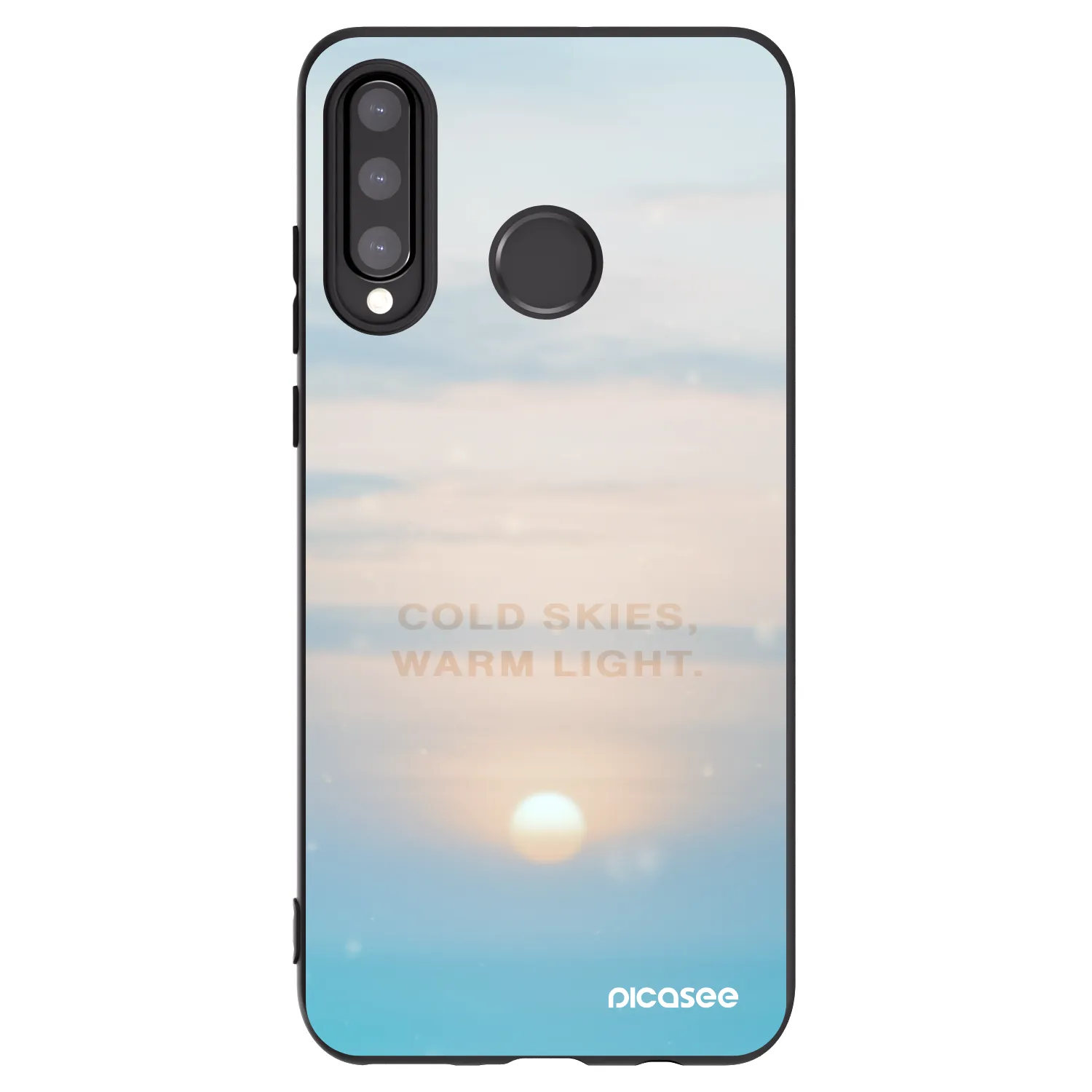 Picasee fekete szilikon tok az alábbi mobiltelefonokra Huawei P30 Lite - COLD SKIES
