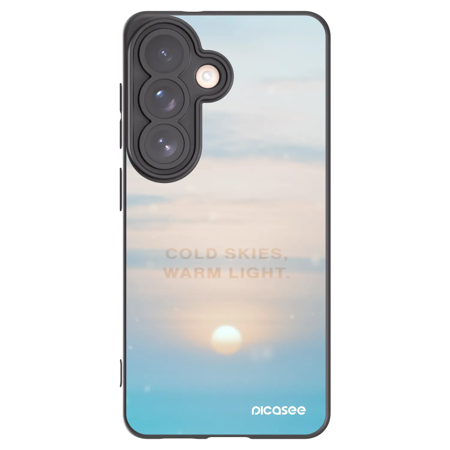 Picasee fekete szilikon tok az alábbi mobiltelefonokra Samsung Galaxy S26 - COLD SKIES