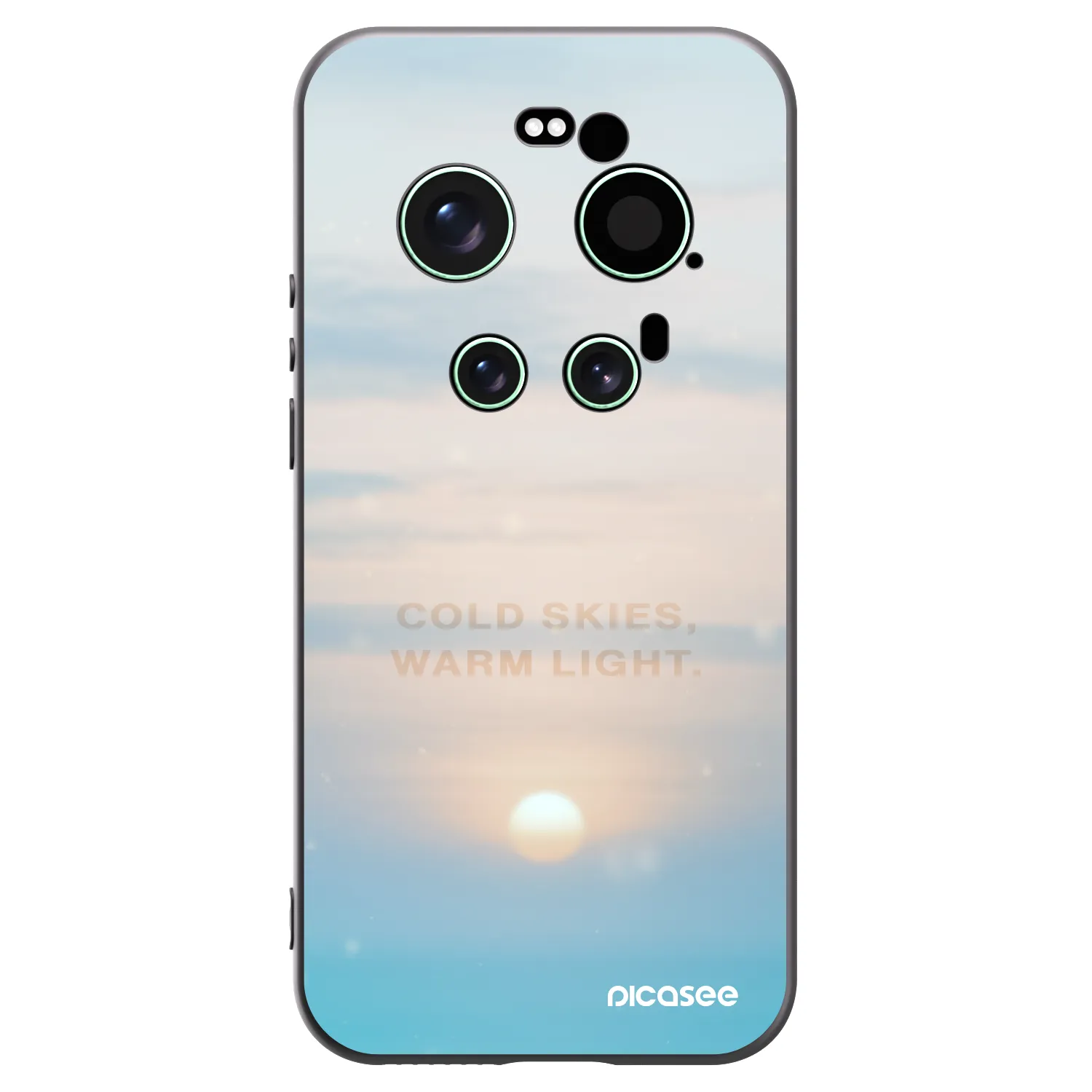 Picasee fekete szilikon tok az alábbi mobiltelefonokra Xiaomi 17 Ultra - COLD SKIES