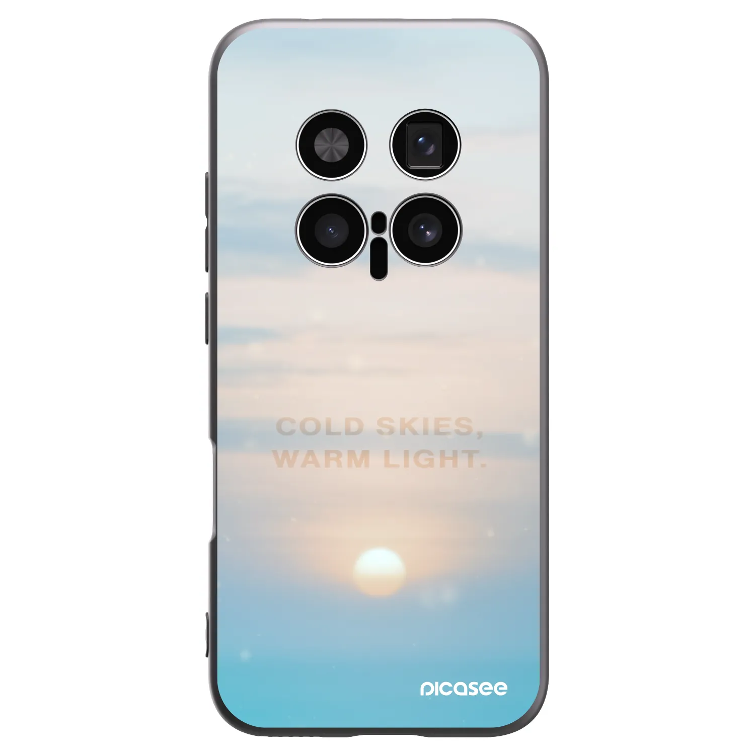 Picasee fekete szilikon tok az alábbi mobiltelefonokra Honor Magic8 Pro 5G - COLD SKIES